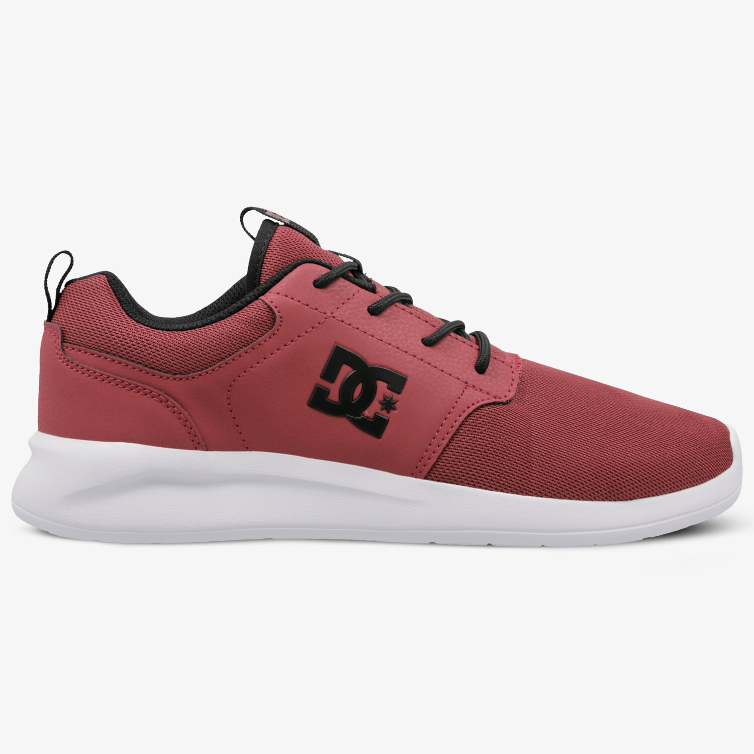 Buty sneakersy męskie DC MIDWAY SN ADYS700096BUR BORDOWY