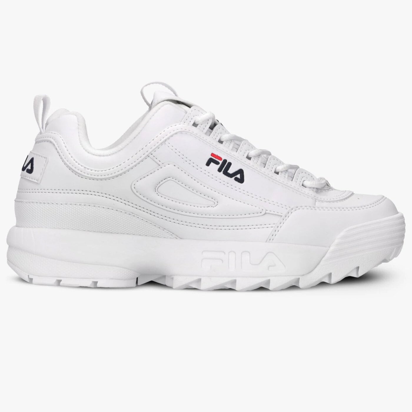 Buty sneakersy męskie FILA DISRUPTOR LOW 10102621FG BIAŁY