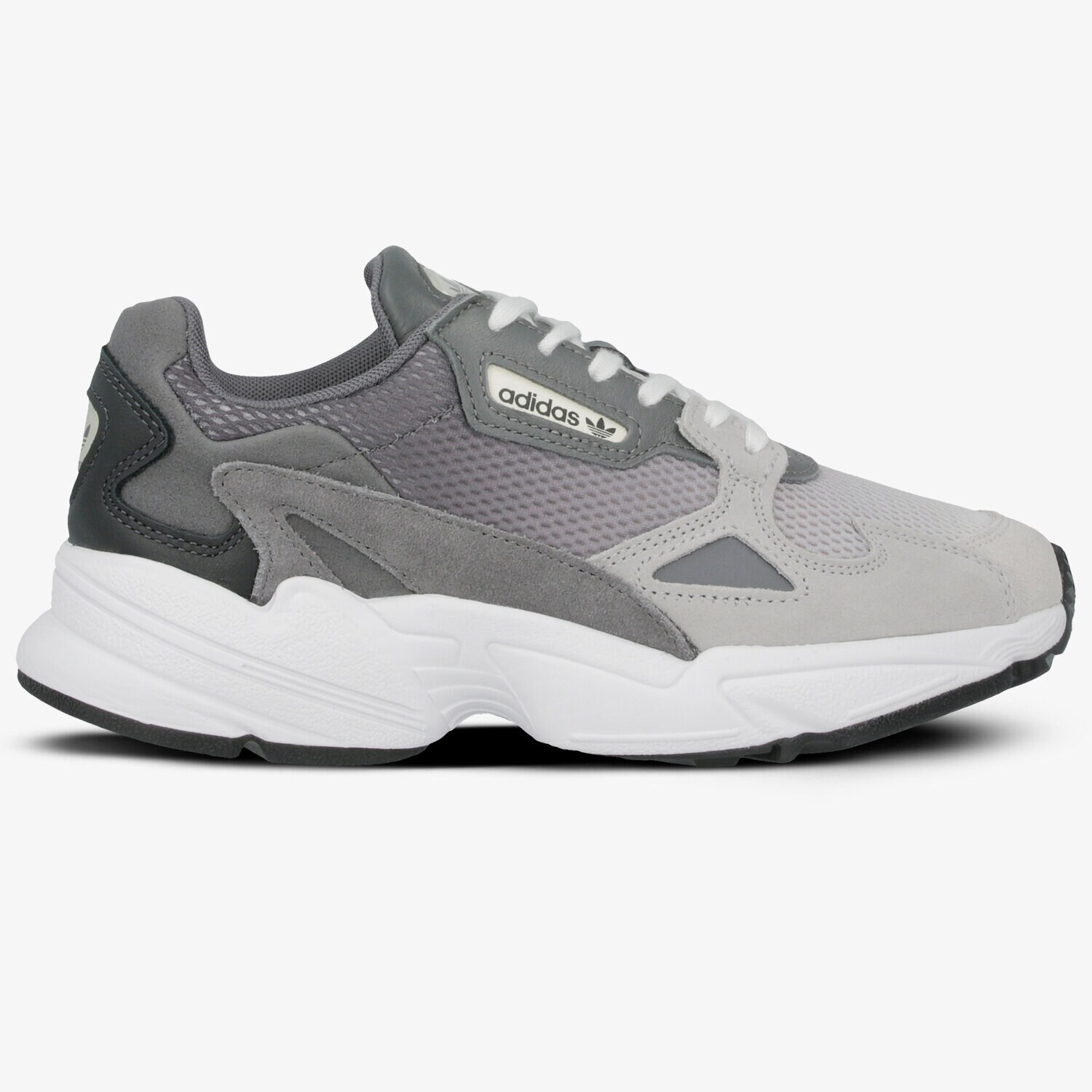Buty sneakersy damskie ADIDAS FALCON W EE5106 SZARY