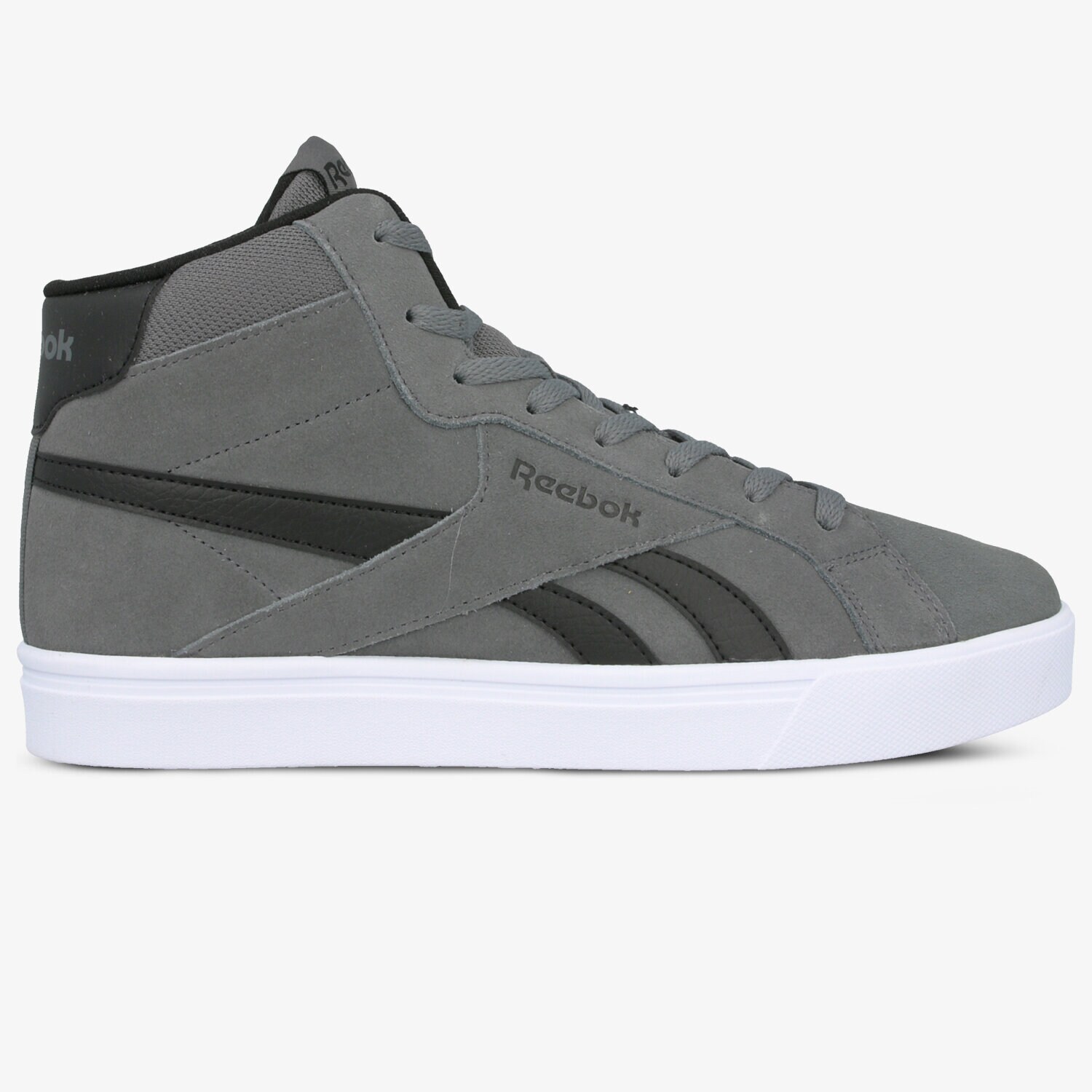 Buty sneakersy męskie REEBOK ROYAL COMPLETE 3 MID  DV6735 SZARY