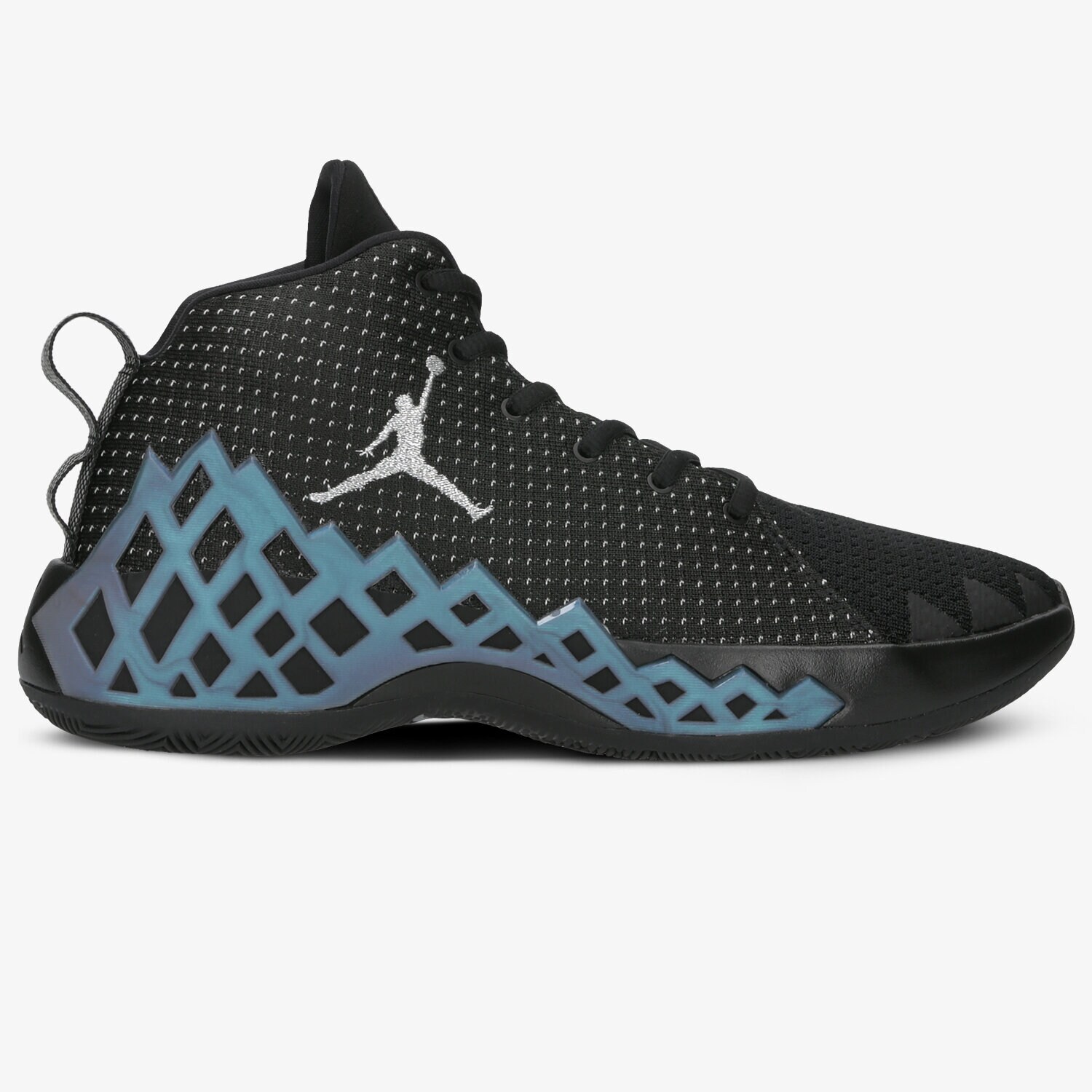 Buty sneakersy męskie JORDAN JUMPMAN DIAMOND MID  CI1204-002 CZARNY
