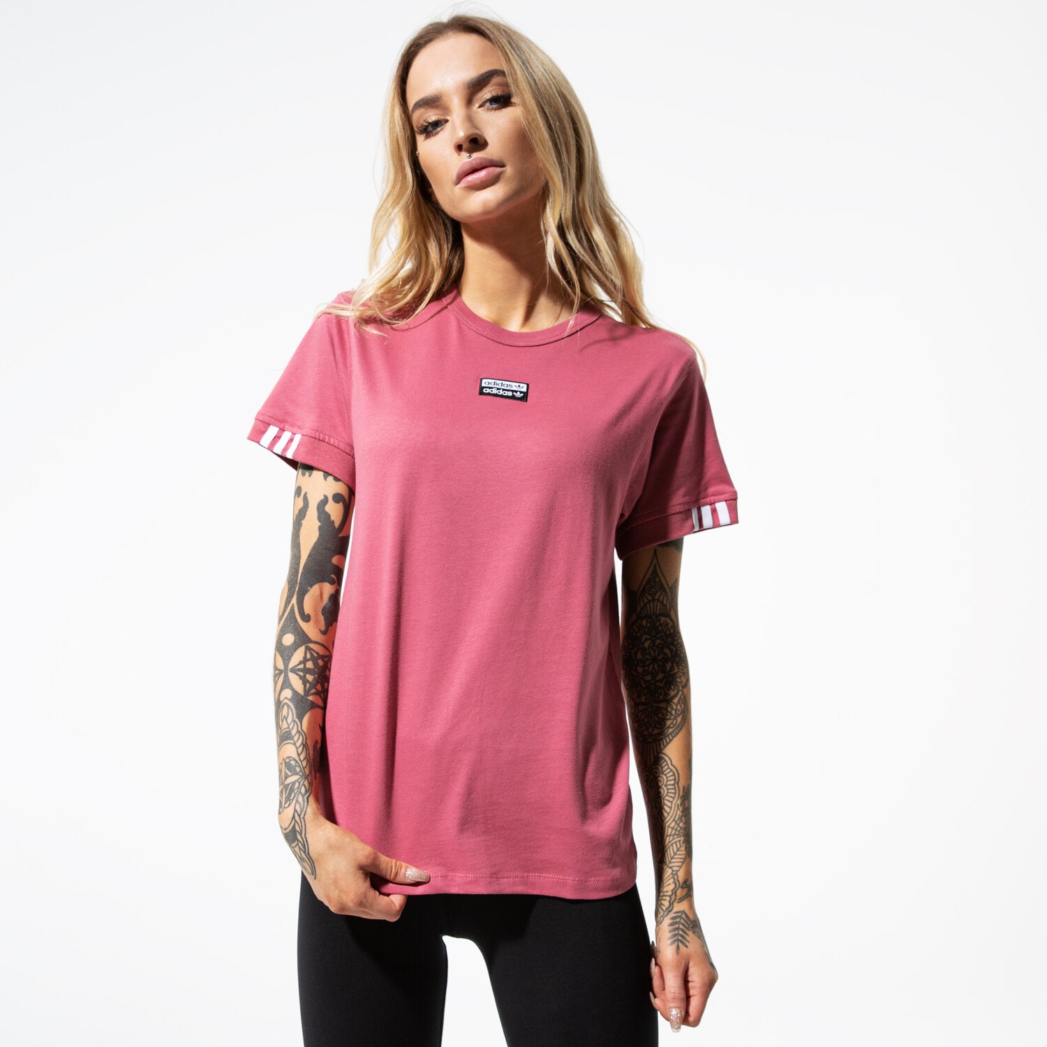 Koszulka, t-shirt damski ADIDAS T-SHIRT SS VOCAL T SHIRT EJ8571 RÓŻOWY