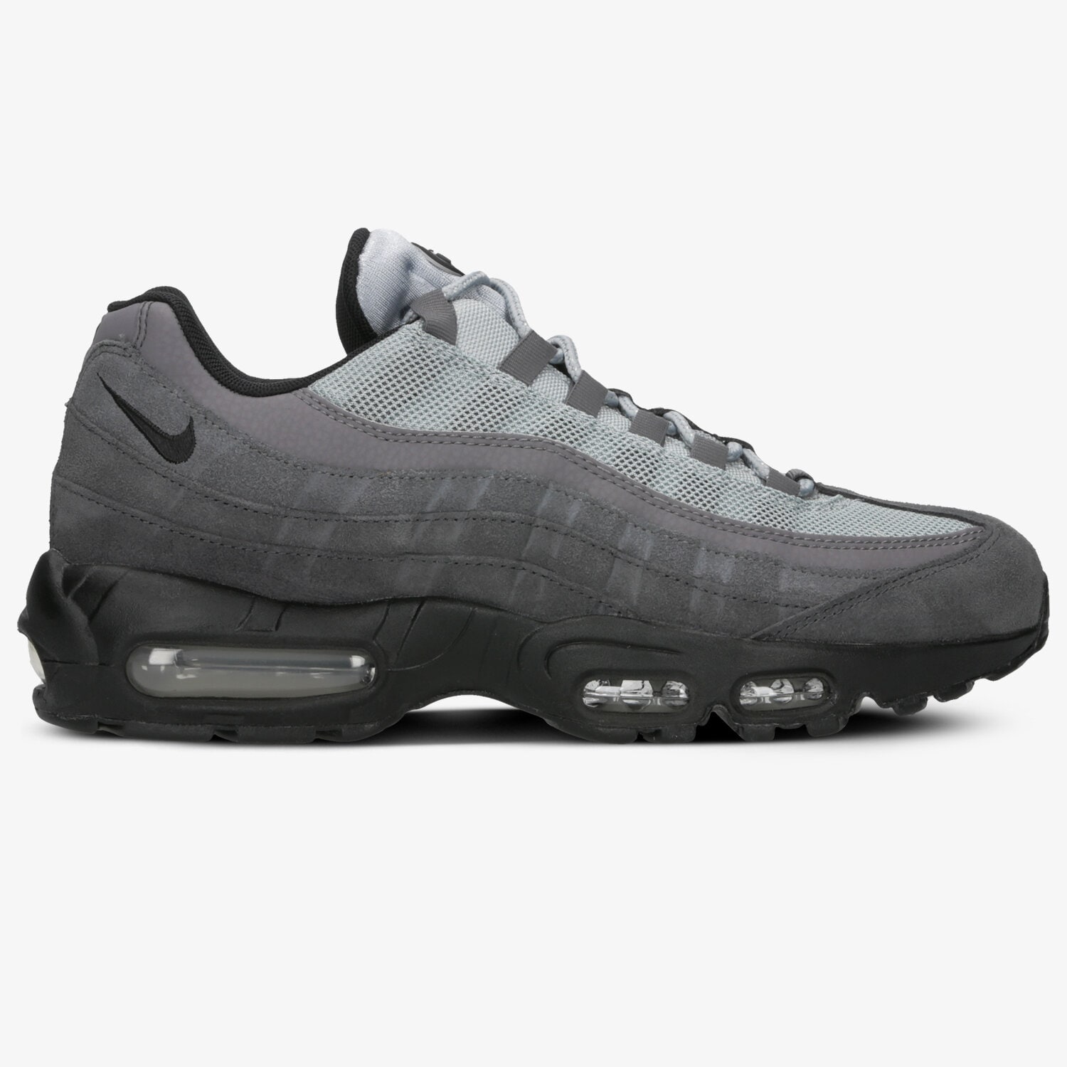 Buty sneakersy męskie NIKE AIR MAX 95 ESSENTIAL AT9865-008 SZARY