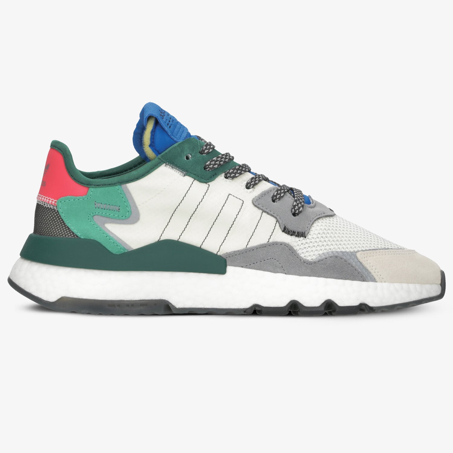 Buty sneakersy męskie ADIDAS NITE JOGGER FU6843 BIAŁY