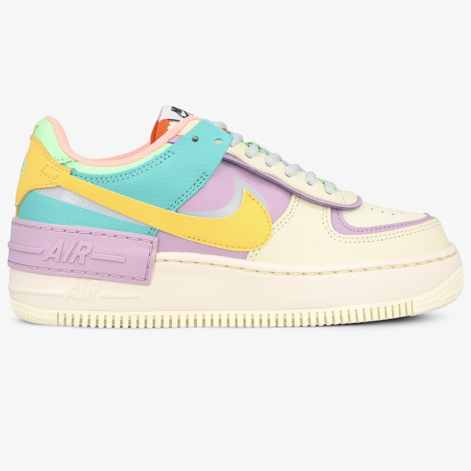 Buty sneakersy damskie NIKE W AIR FORCE 1 SHADOW CI0919-101 BIAŁY