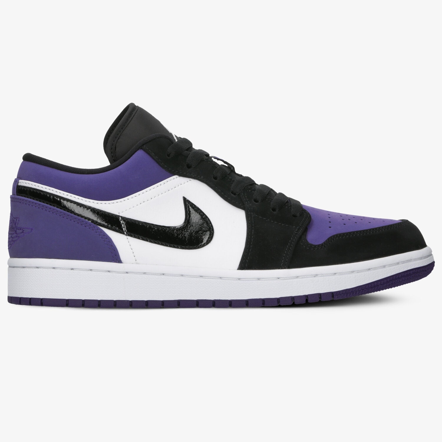 Buty sneakersy męskie AIR JORDAN 1 LOW  553558125 CZARNY