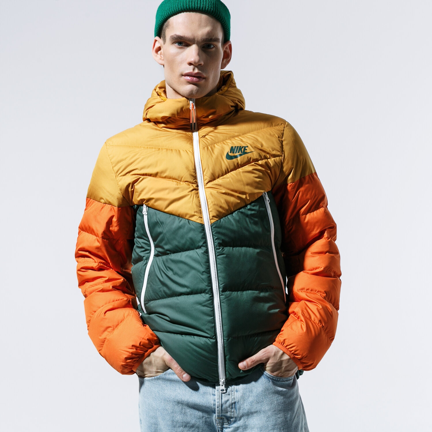Kurtka zimowa męska NIKE KURTKA NIKE SPORTSWEAR WINDRUNNER 928833-727 MULTICOLOR