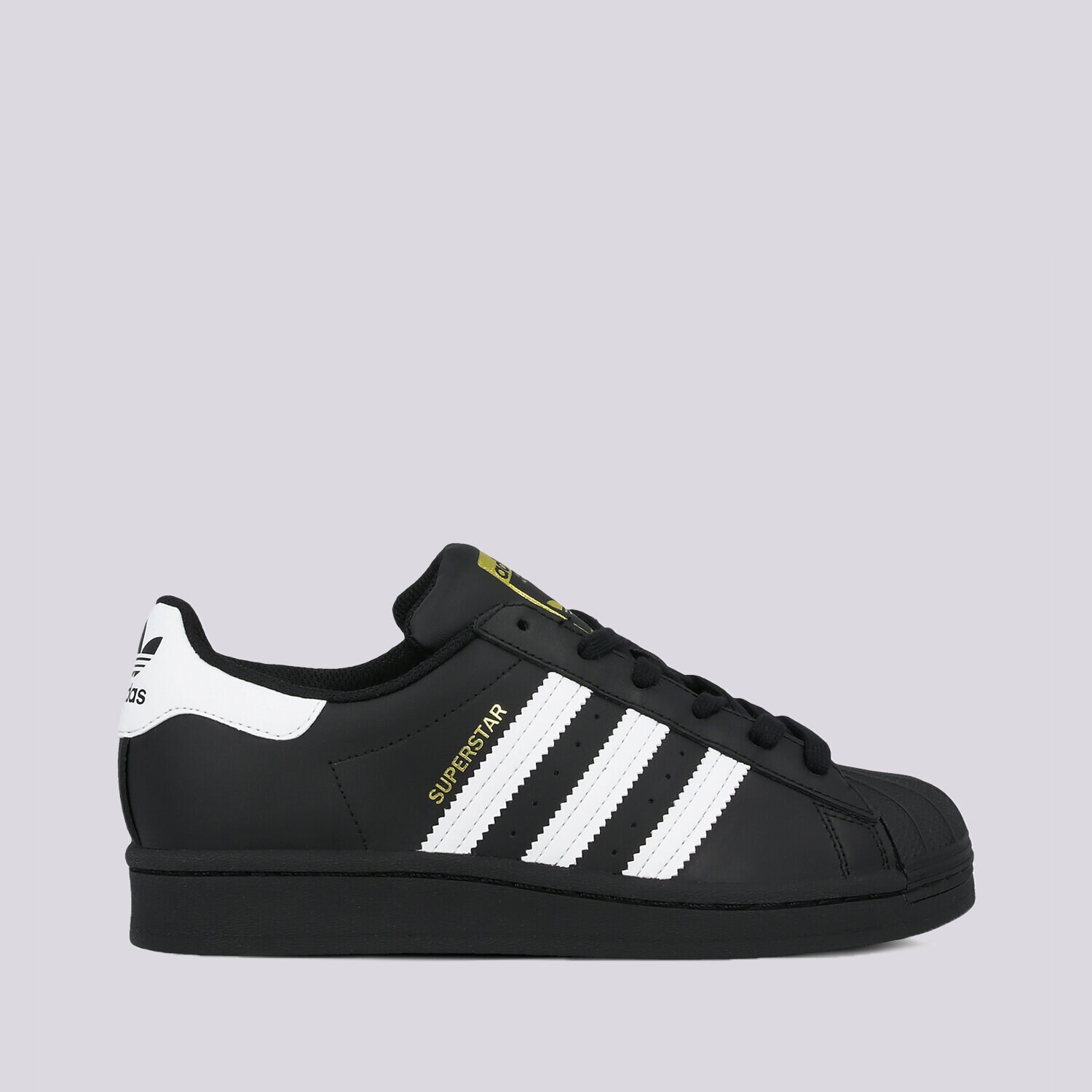 Buty sneakersy dla dzieci ADIDAS SUPERSTAR J  EF5398 CZARNY