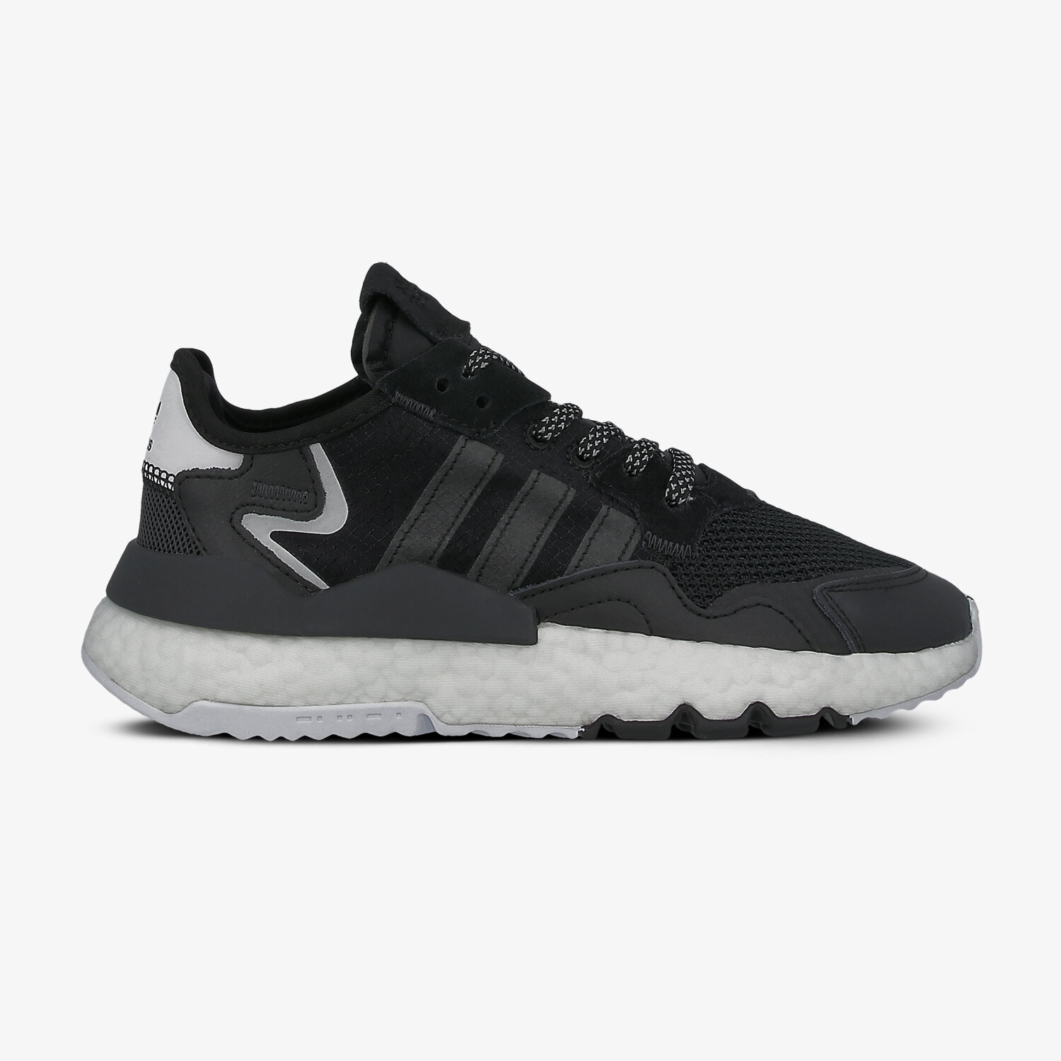 Buty sneakersy dla dzieci ADIDAS NITE JOGGER J EE6481 CZARNY