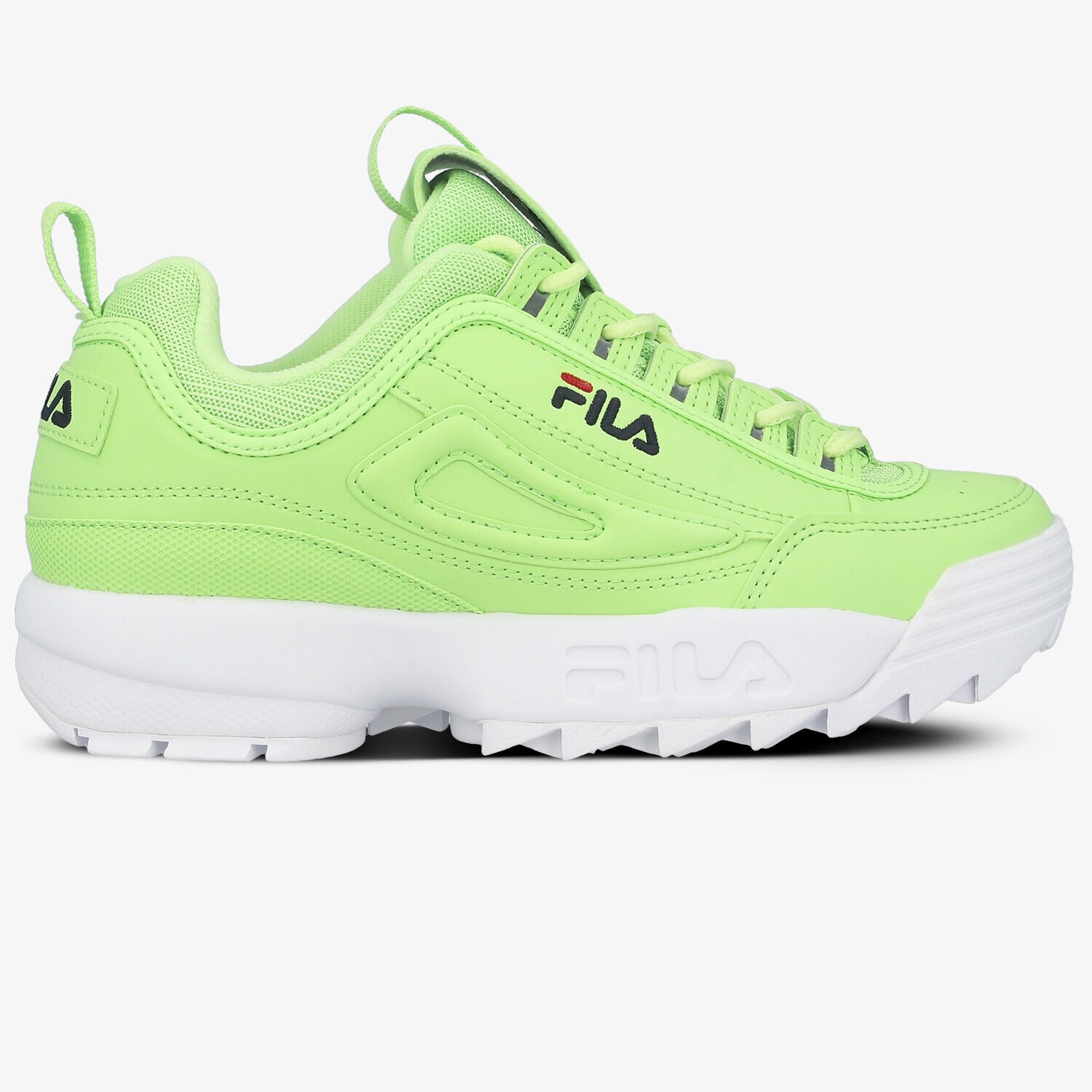 Buty sneakersy damskie FILA DISRUPTOR LOW WMN 101030251F ZIELONY