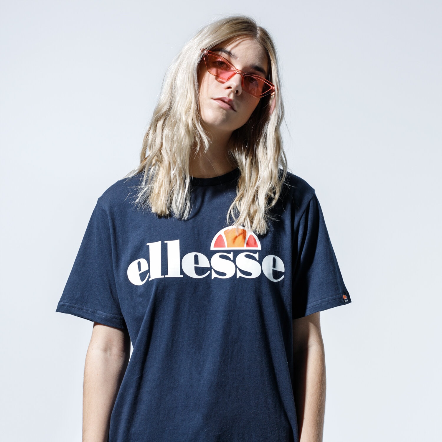 Koszulka, t-shirt damski ELLESSE T-SHIRT ALBANY NAVY SGS03237429 GRANATOWY