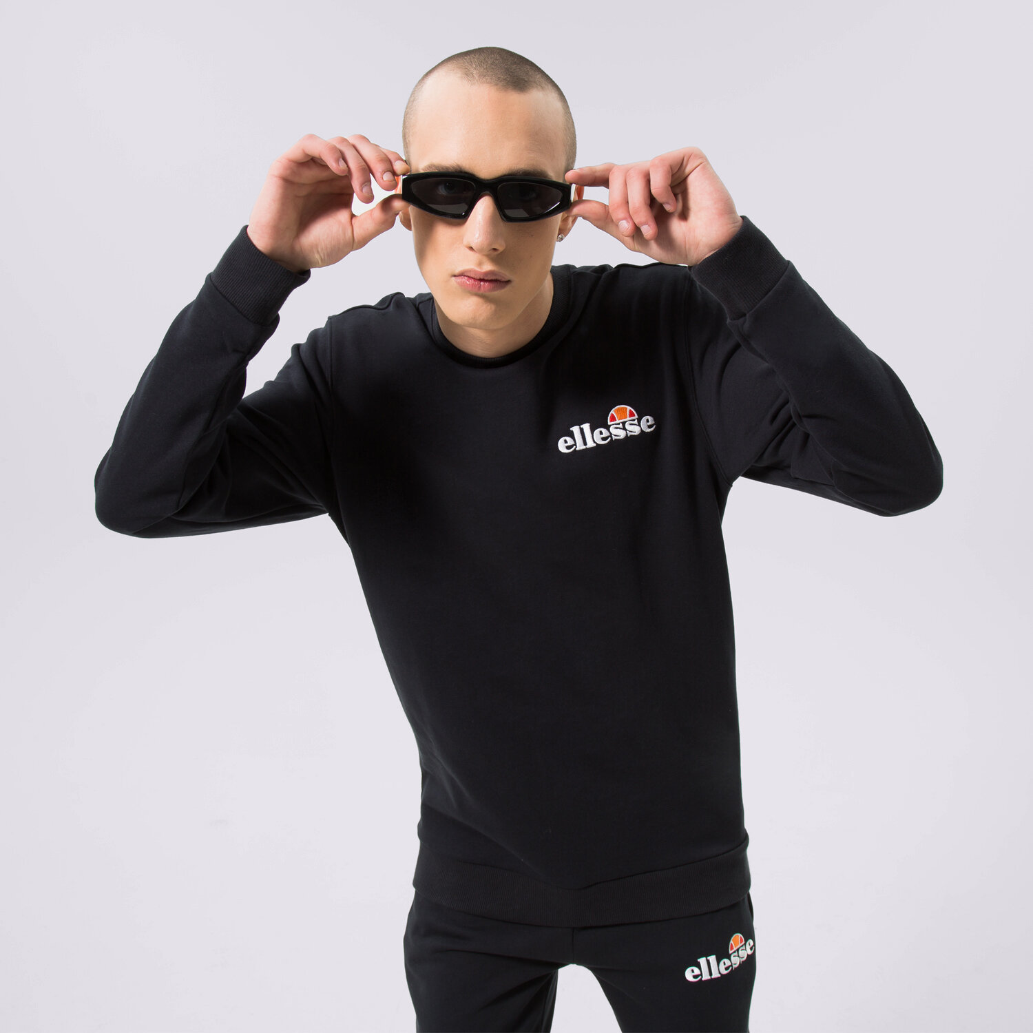 Bluza męska ELLESSE BLUZA FIERRO BLK SHS08784011 CZARNY