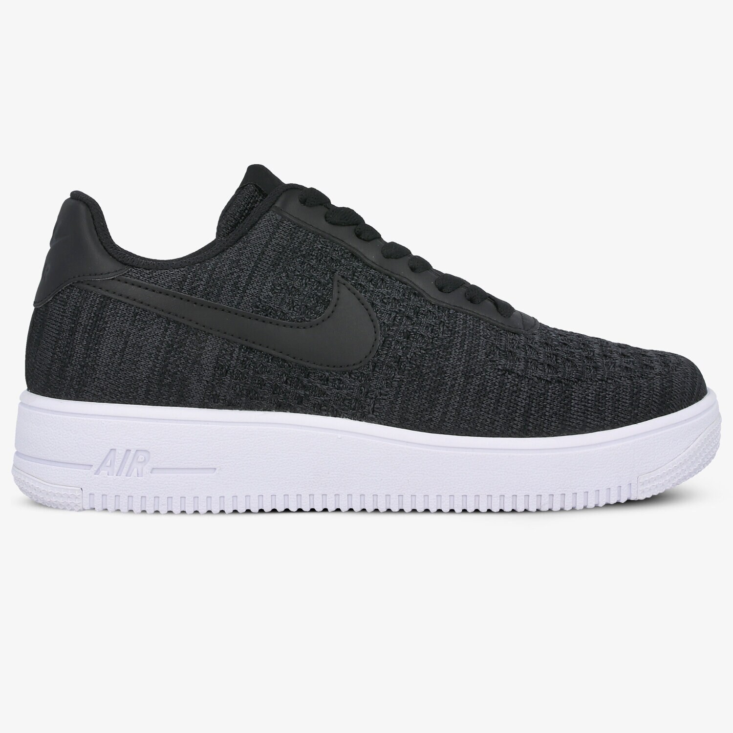 Buty sneakersy męskie NIKE AIR FORCE 1 FLYKNIT 2.0 CI0051-001 CZARNY