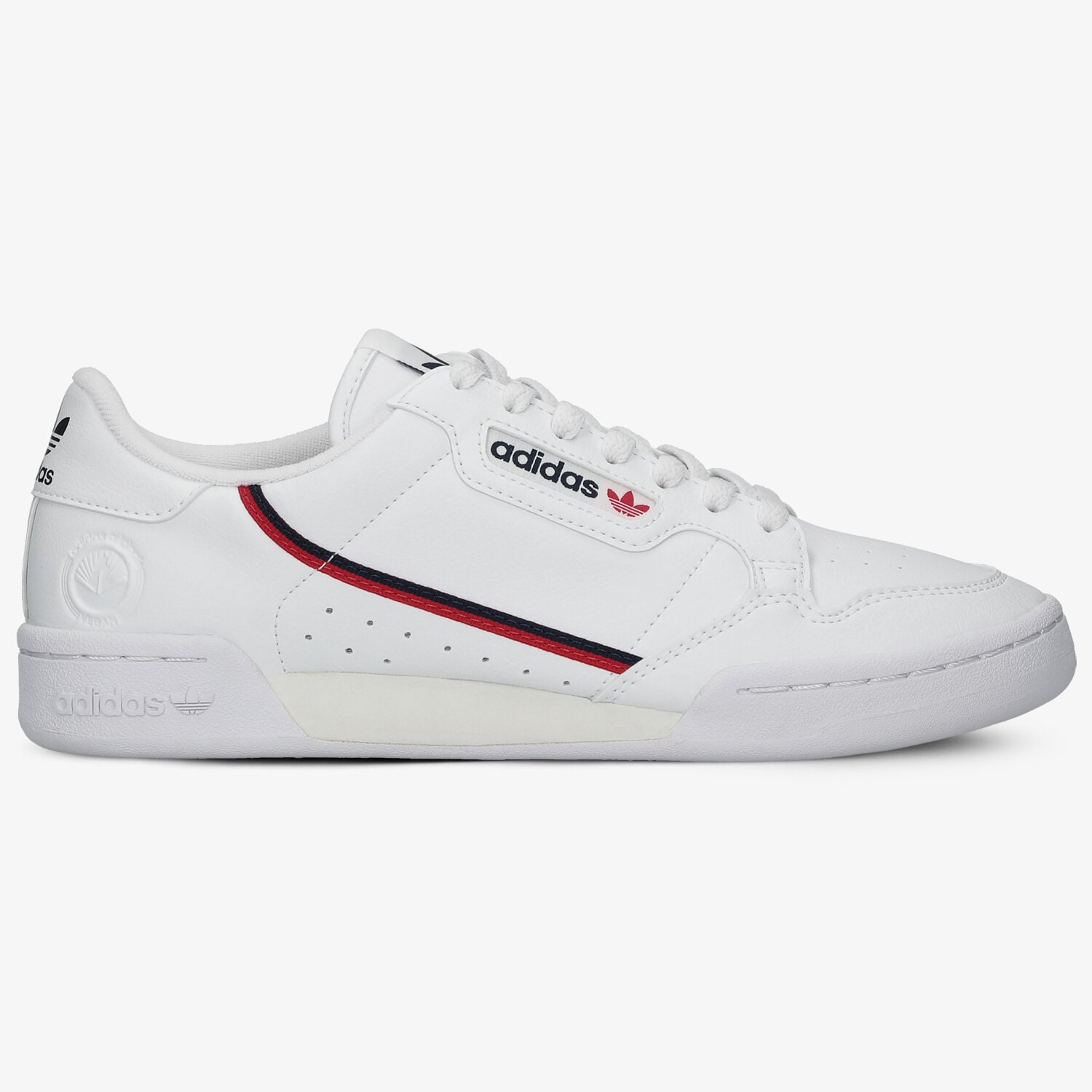 Buty sneakersy męskie ADIDAS CONTINENTAL 80 VEGAN FW2336 BIAŁY
