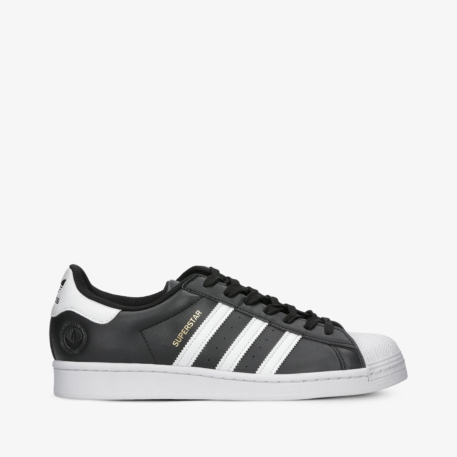 Buty sneakersy męskie ADIDAS SUPERSTAR VEGAN FW2296 CZARNY