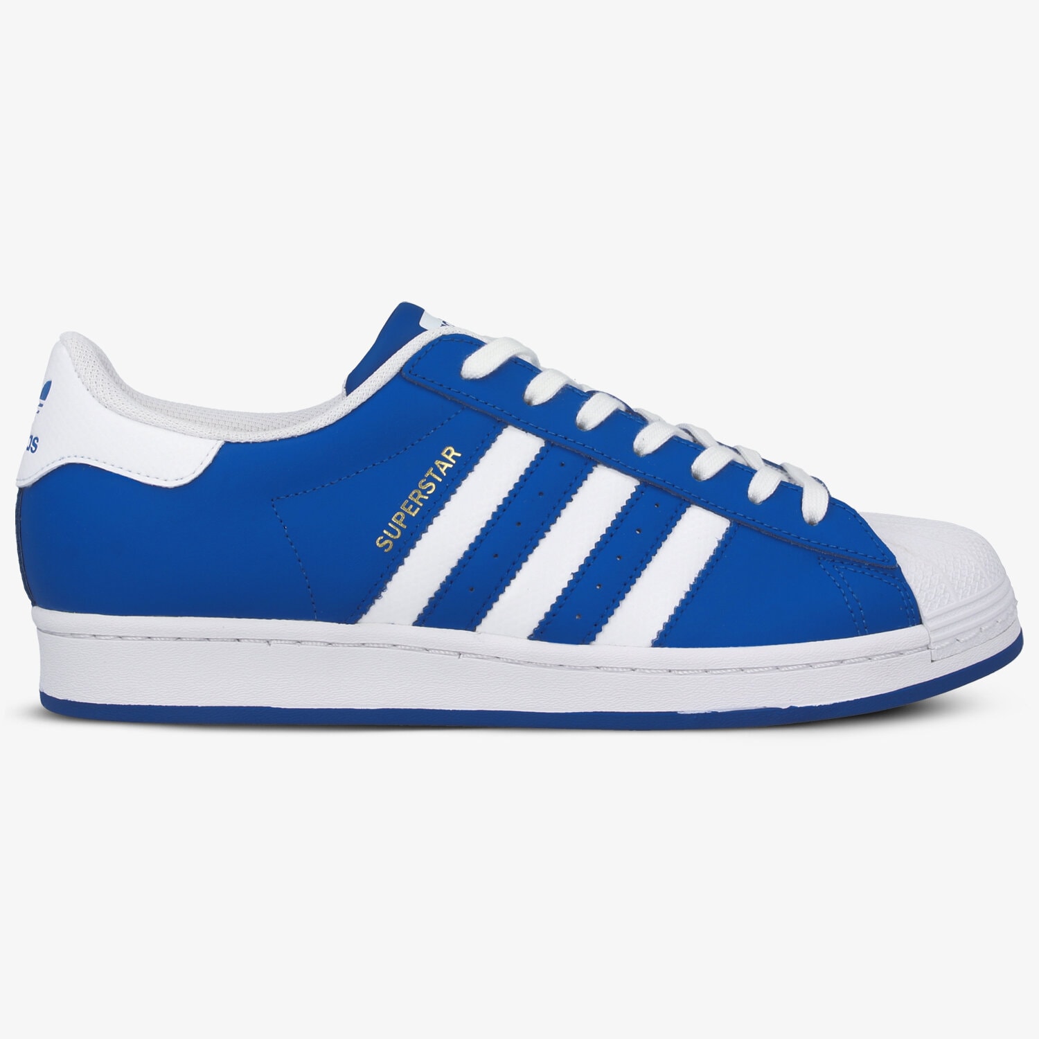 Buty sneakersy męskie ADIDAS SUPERSTAR  FW6010 NIEBIESKI
