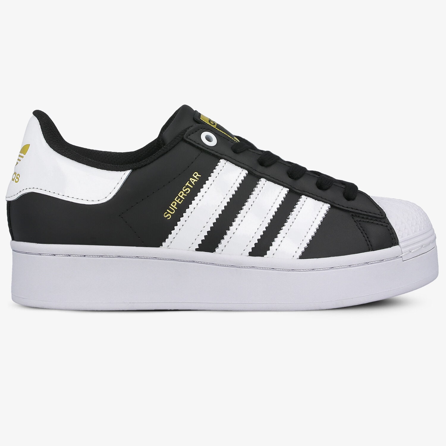 Buty sneakersy damskie ADIDAS SUPERSTAR BOLD W FV3335 CZARNY