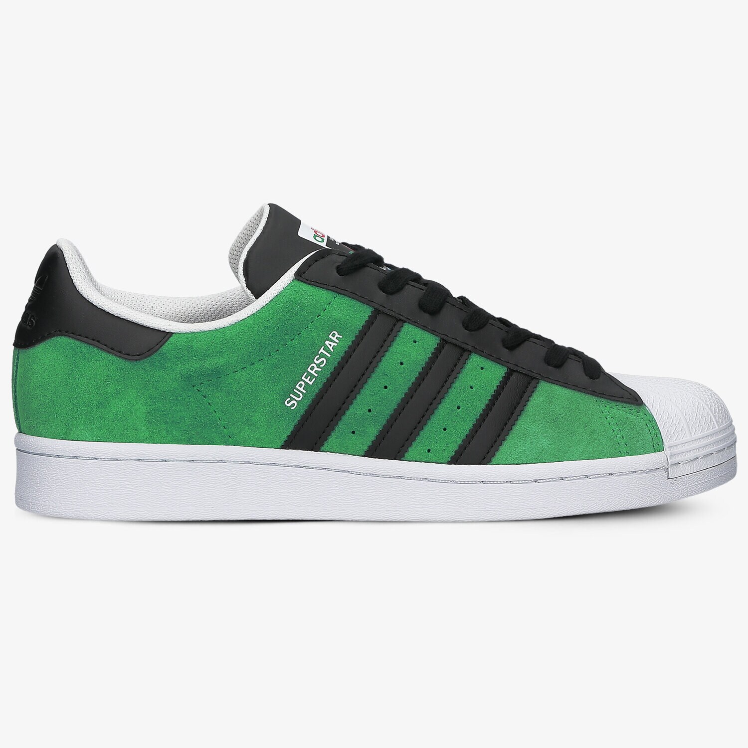 Buty sneakersy męskie ADIDAS SUPERSTAR  FW7844 ZIELONY