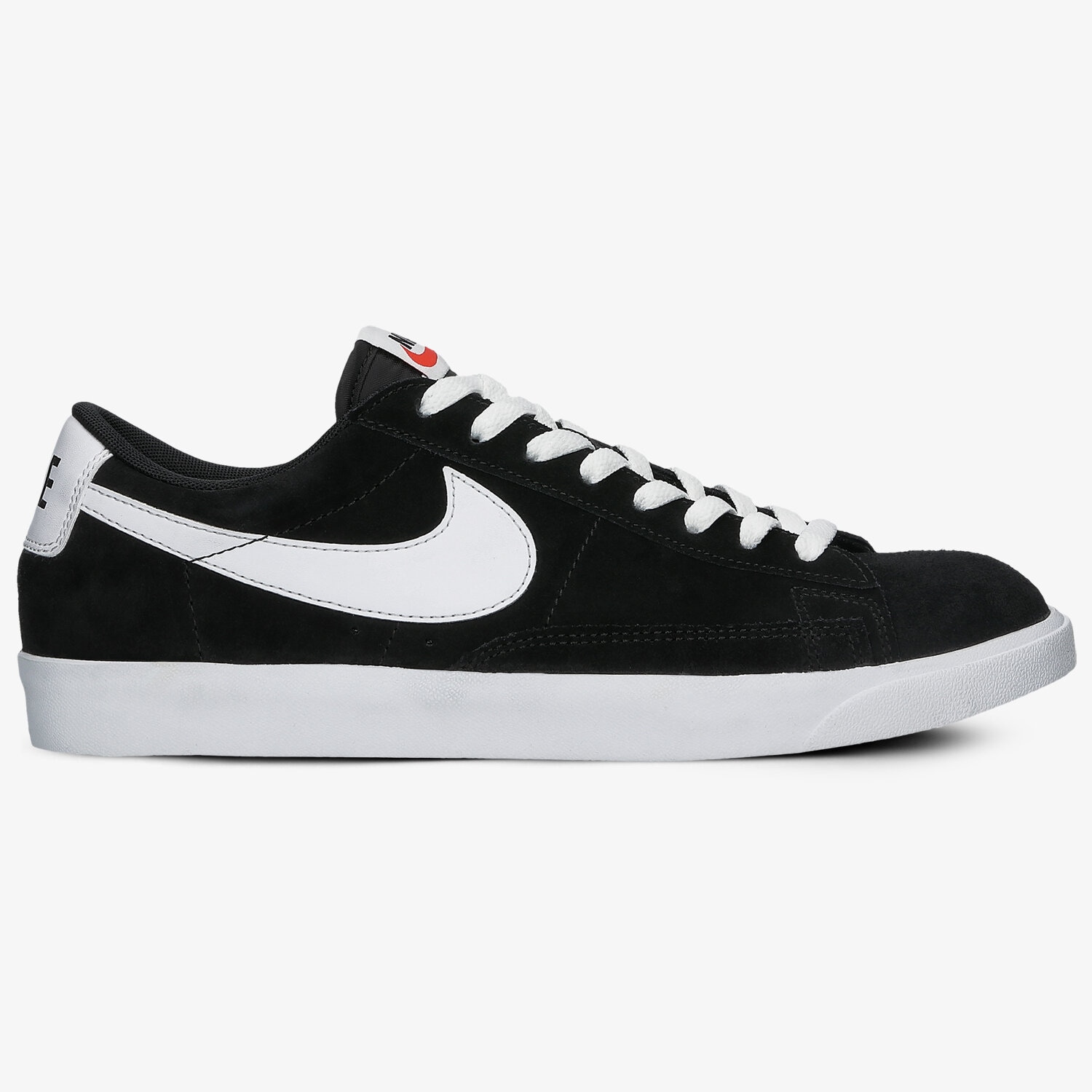 Buty sneakersy męskie NIKE BLAZER LOW PREMIUM VINTAGE SUEDE 538402-004 CZARNY