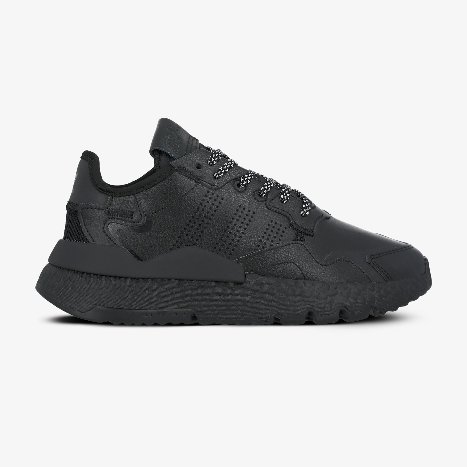 Buty sneakersy dla dzieci ADIDAS NITE JOGGER J EG5837 CZARNY