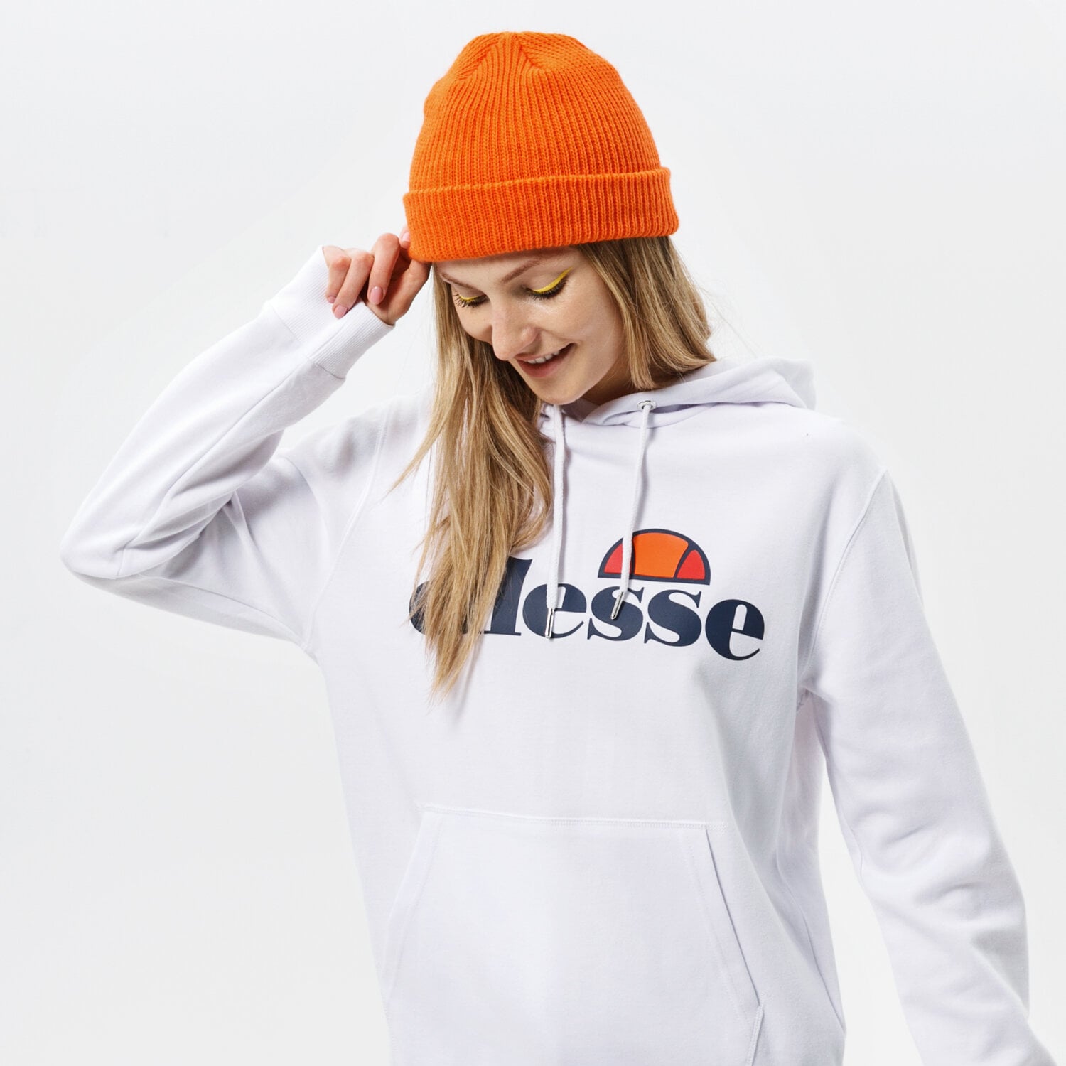 Bluza damska ELLESSE BLUZA Z KAPTUREM PICTON WHT OH HOODY SGC07461908 BIAŁY