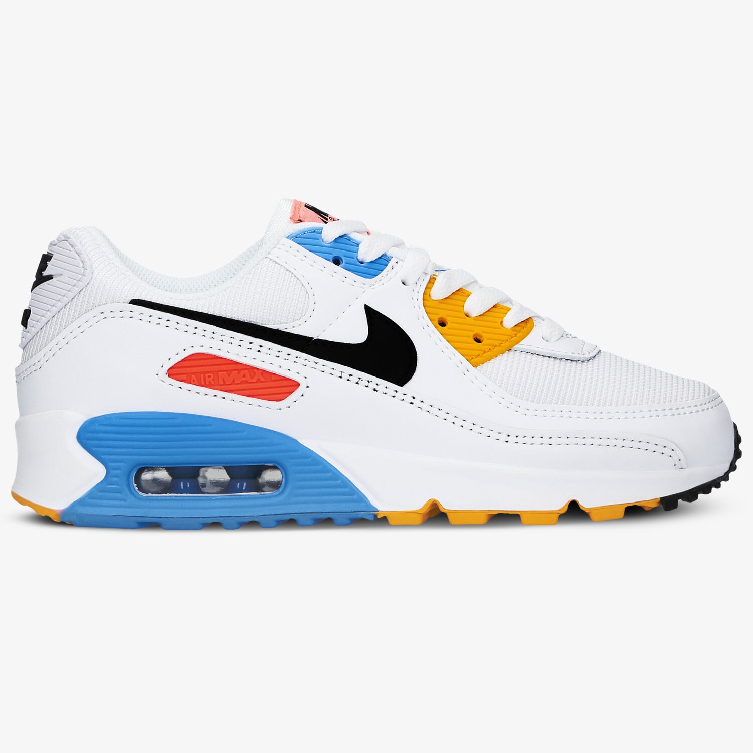 Buty sneakersy damskie NIKE AIR MAX 90 CZ3950-100 MULTICOLOR