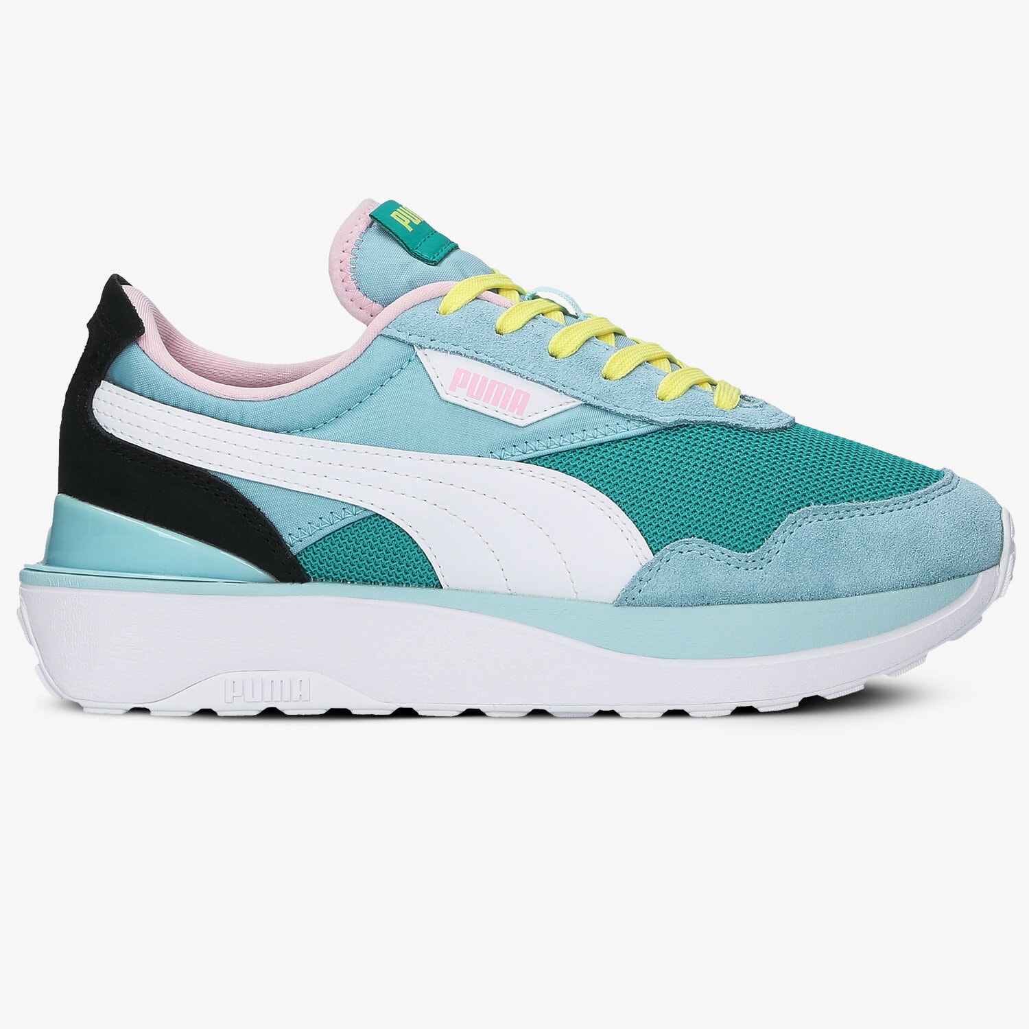 Buty sneakersy damskie PUMA CRUISE RIDER SILK ROAD WN'S  37507202 NIEBIESKI