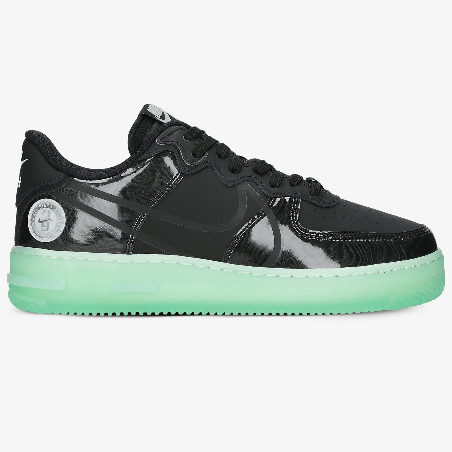Buty sneakersy męskie NIKE AIR FORCE 1 REACT LV8 CV2218-001 CZARNY