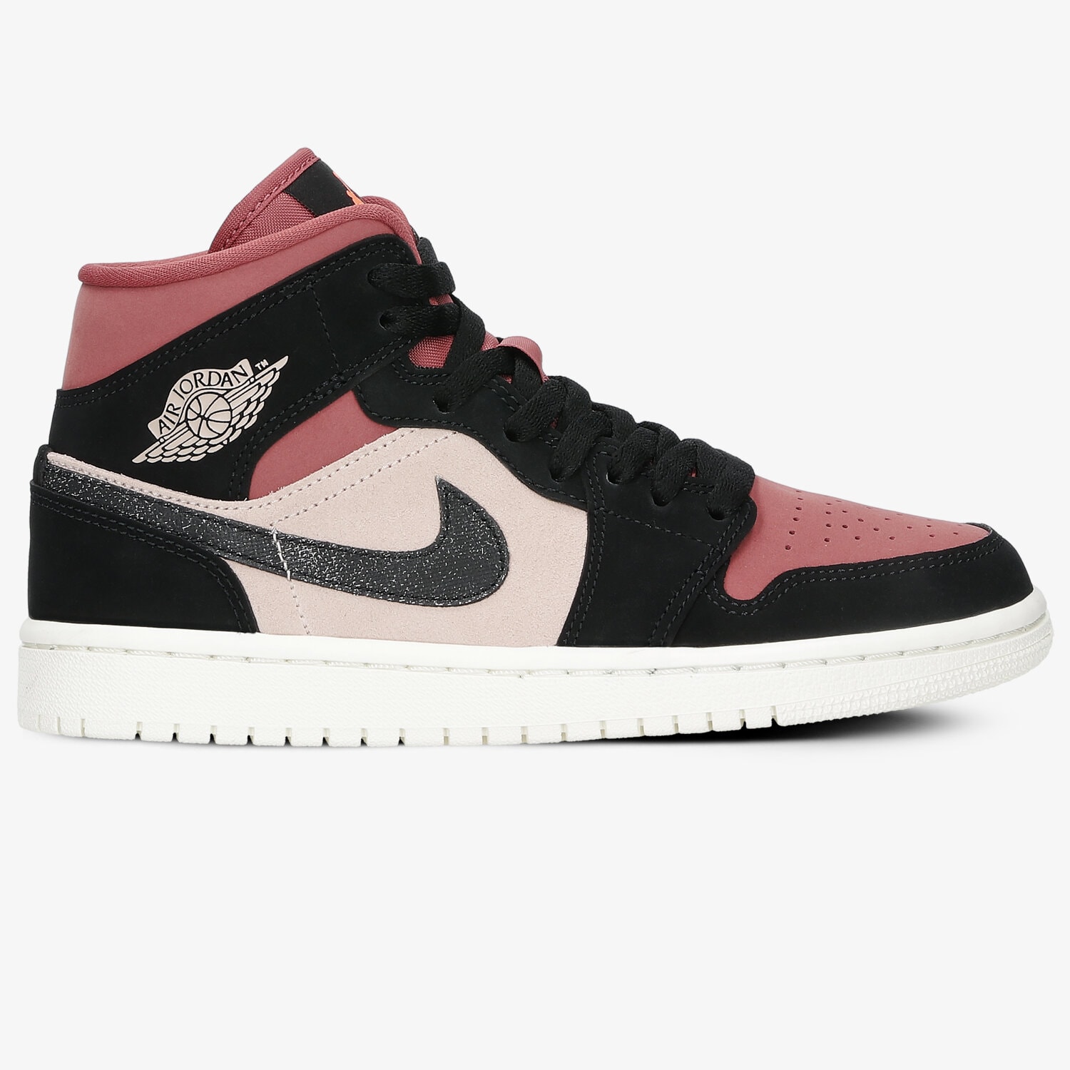 Buty sneakersy damskie AIR JORDAN 1 MID  BQ6472-202 RÓŻOWY