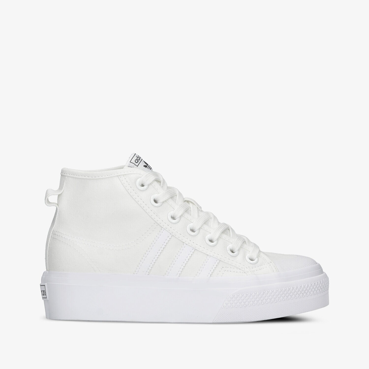 Damskie trampki, tenisówki ADIDAS NIZZA PLATFORM MID W FY2782 BIAŁY
