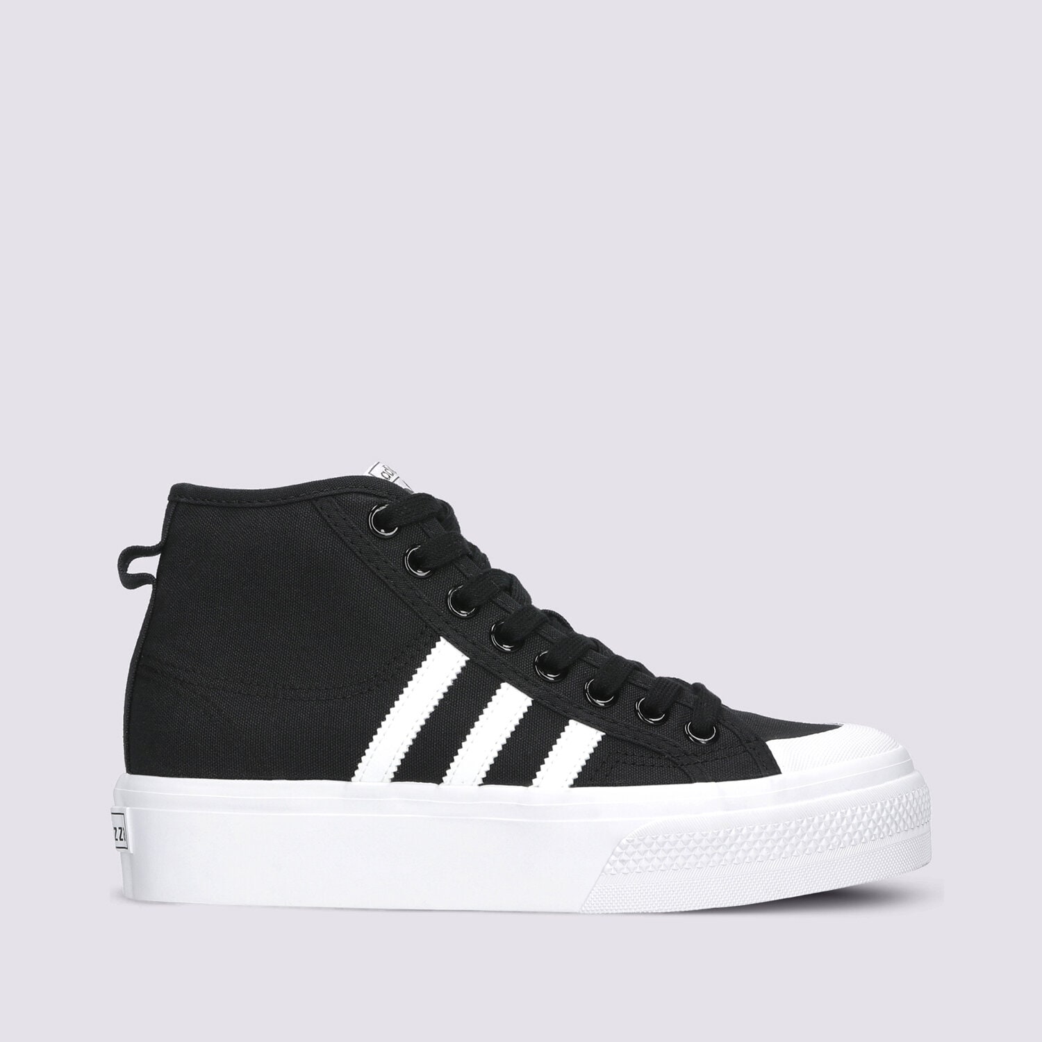 Damskie trampki, tenisówki ADIDAS NIZZA PLATFORM MID W FY2783 CZARNY