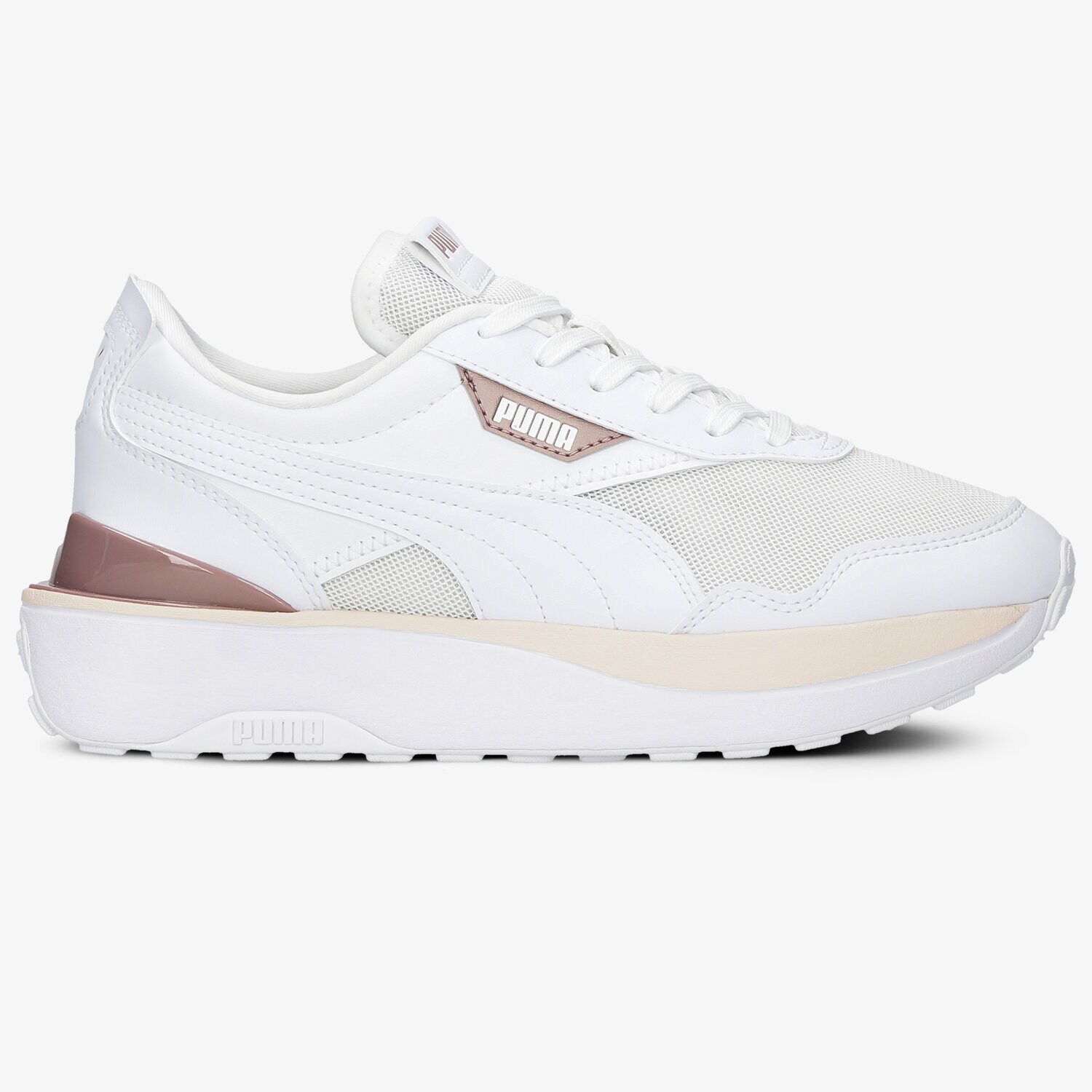 Buty sneakersy damskie PUMA CRUISE RIDER WN'S 37486501 BIAŁY