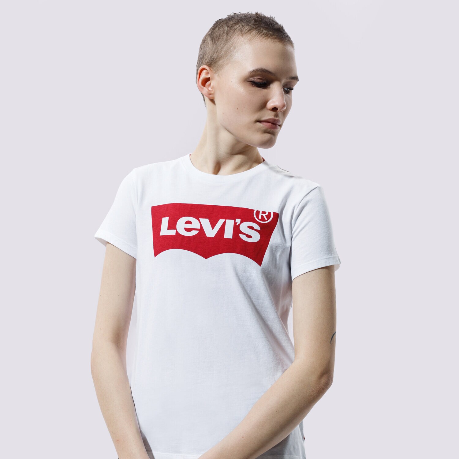 Koszulka, t-shirt damski LEVI'S T-SHIRT THE PERFECT TEE 17369-0053 BIAŁY