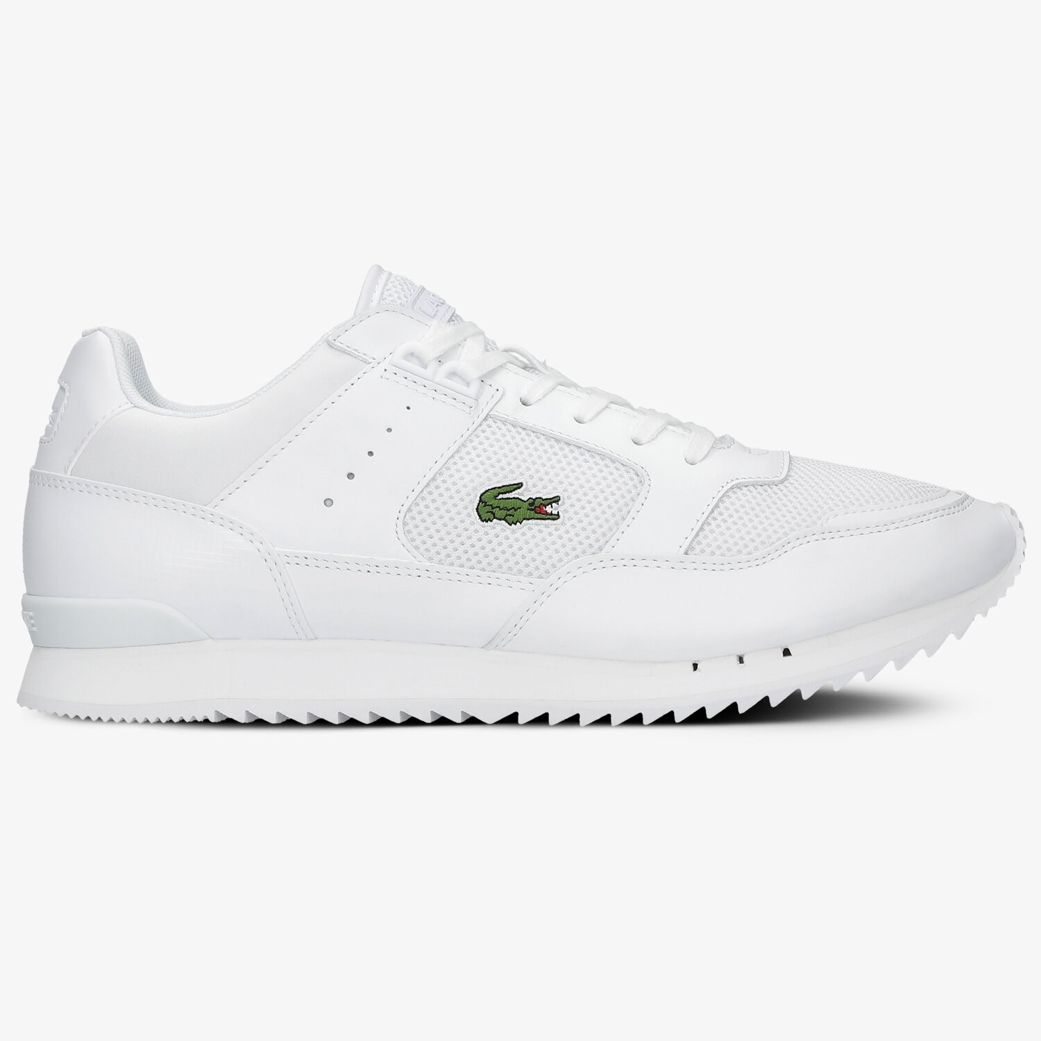 Buty sneakersy męskie LACOSTE PARTNER PISTE 0721 1 SMA  741SMA003721G BIAŁY