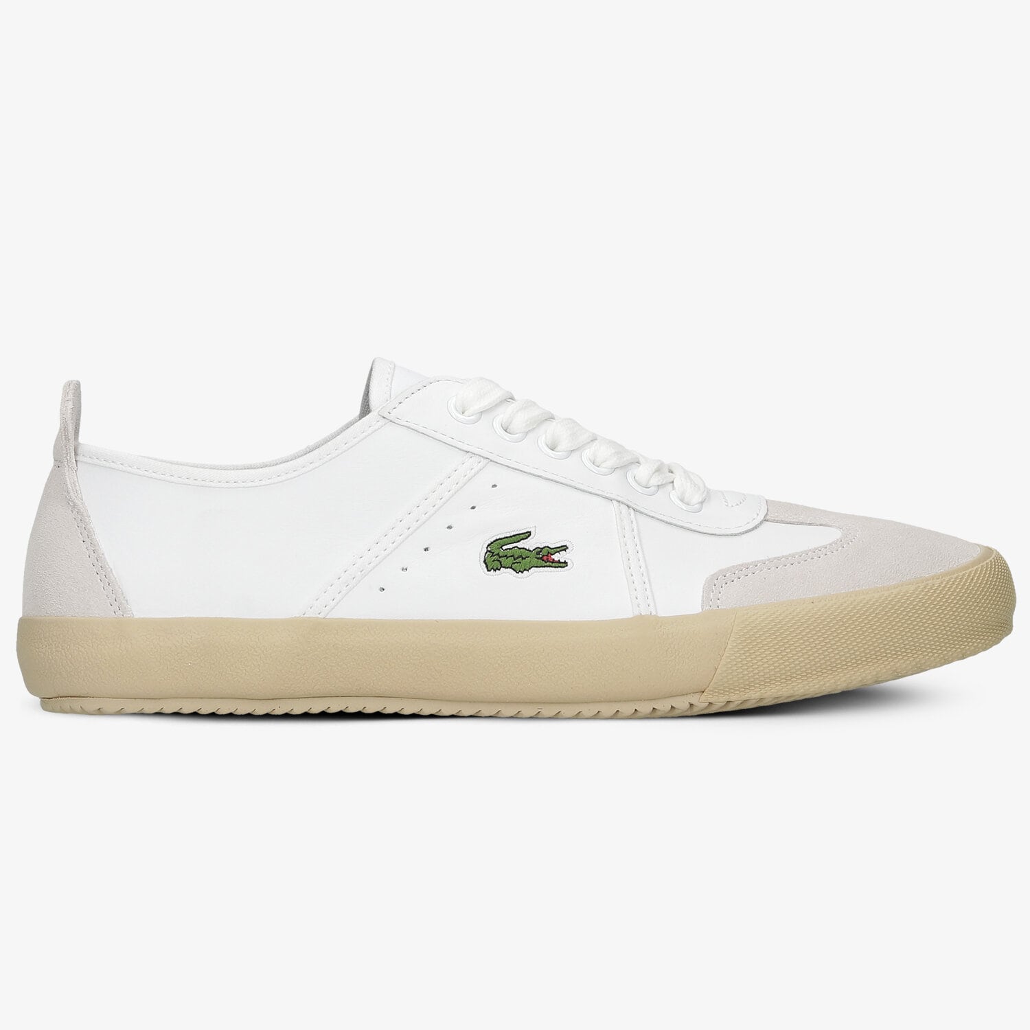 Buty sneakersy męskie LACOSTE CONTEST 0120 4 740CMA003365T BIAŁY