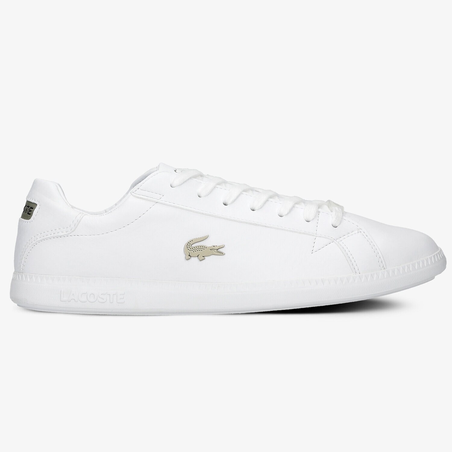 Buty sneakersy męskie LACOSTE GRADUATE 0721 1 741SMA001121G BIAŁY