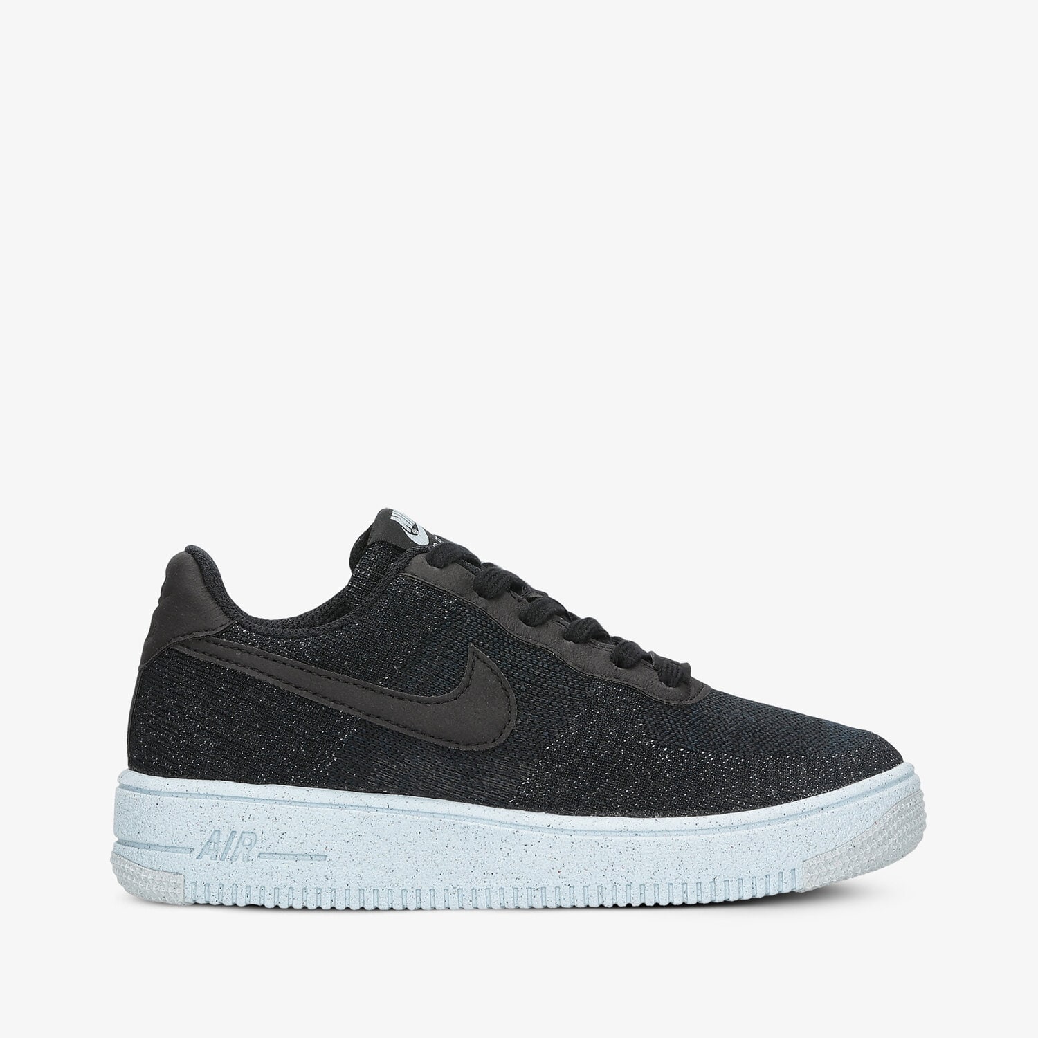 Buty sneakersy dla dzieci NIKE AIR FORCE 1 CRATER FLYKNIT DH3375-001 CZARNY