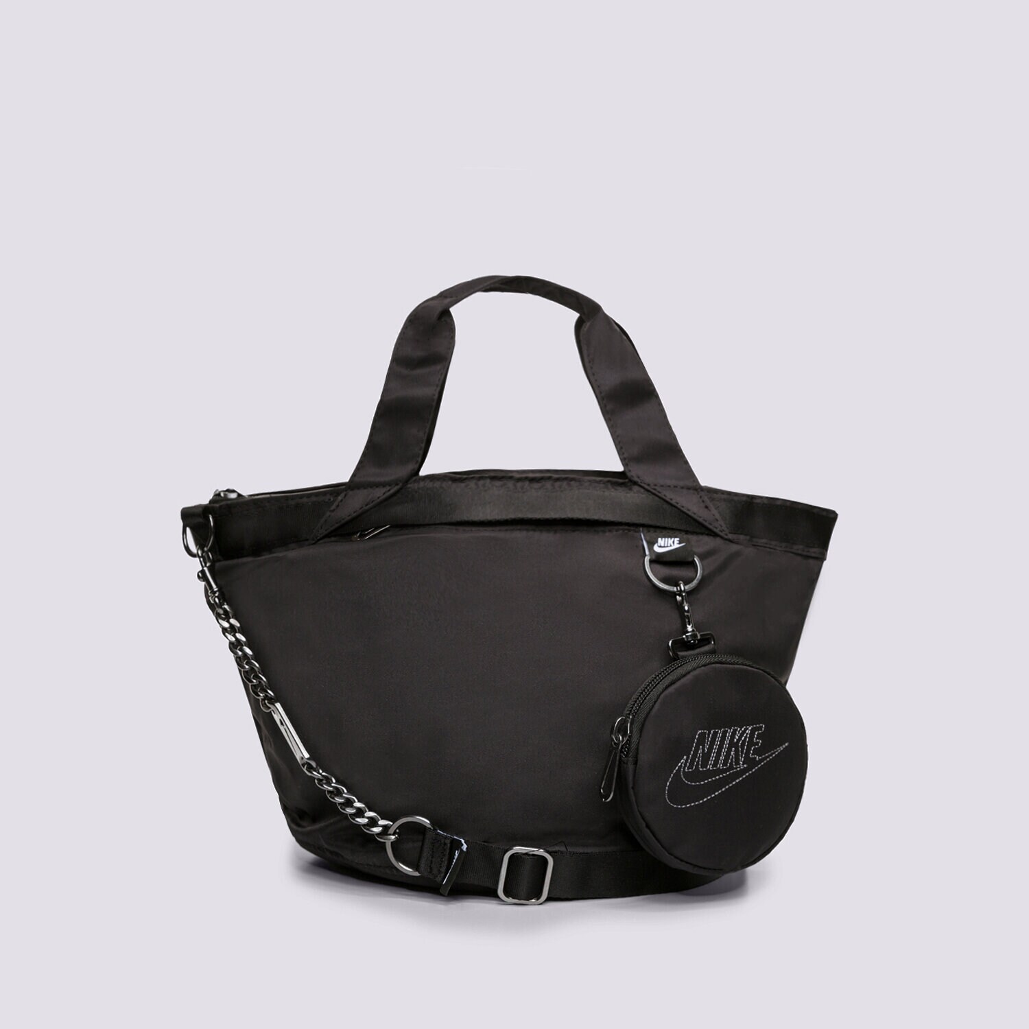 Torba sportowa damska na ramię NIKE TORBA W NSW FUTURA LUXE TOTE CW9303-010 CZARNY