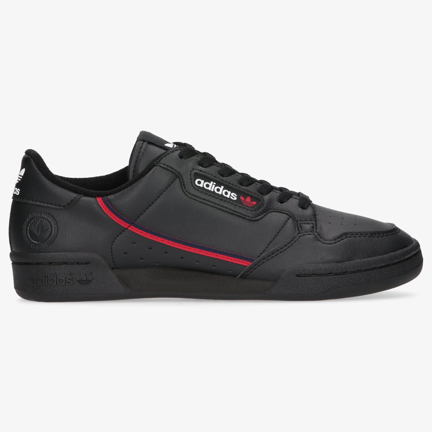 Buty sneakersy męskie ADIDAS CONTINENTAL 80 VEGAN H02783 CZARNY