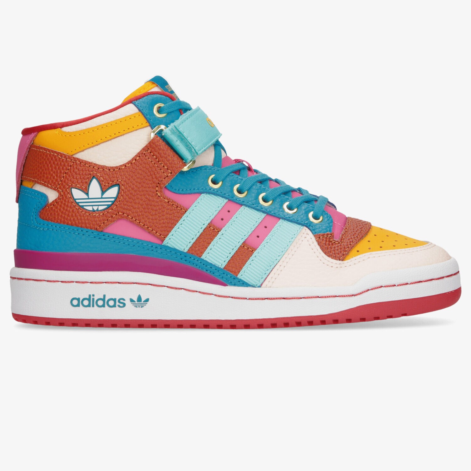 Buty sneakersy damskie ADIDAS FORUM MID W GV7673 MULTICOLOR