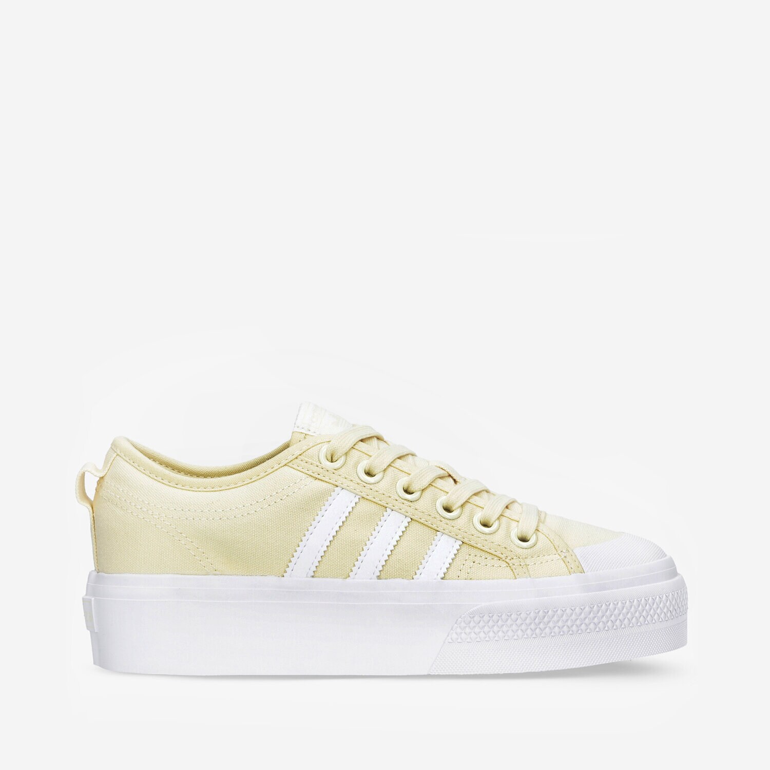 Damskie trampki, tenisówki ADIDAS NIZZA PLATFORM W GZ8856 BEŻOWY