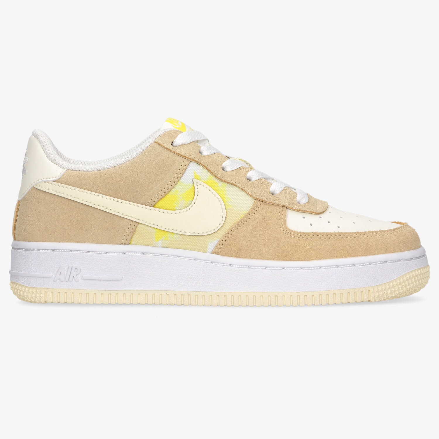 Buty sneakersy dla dzieci NIKE AIR FORCE 1 LOW GS DM9476-700 ŻÓŁTY