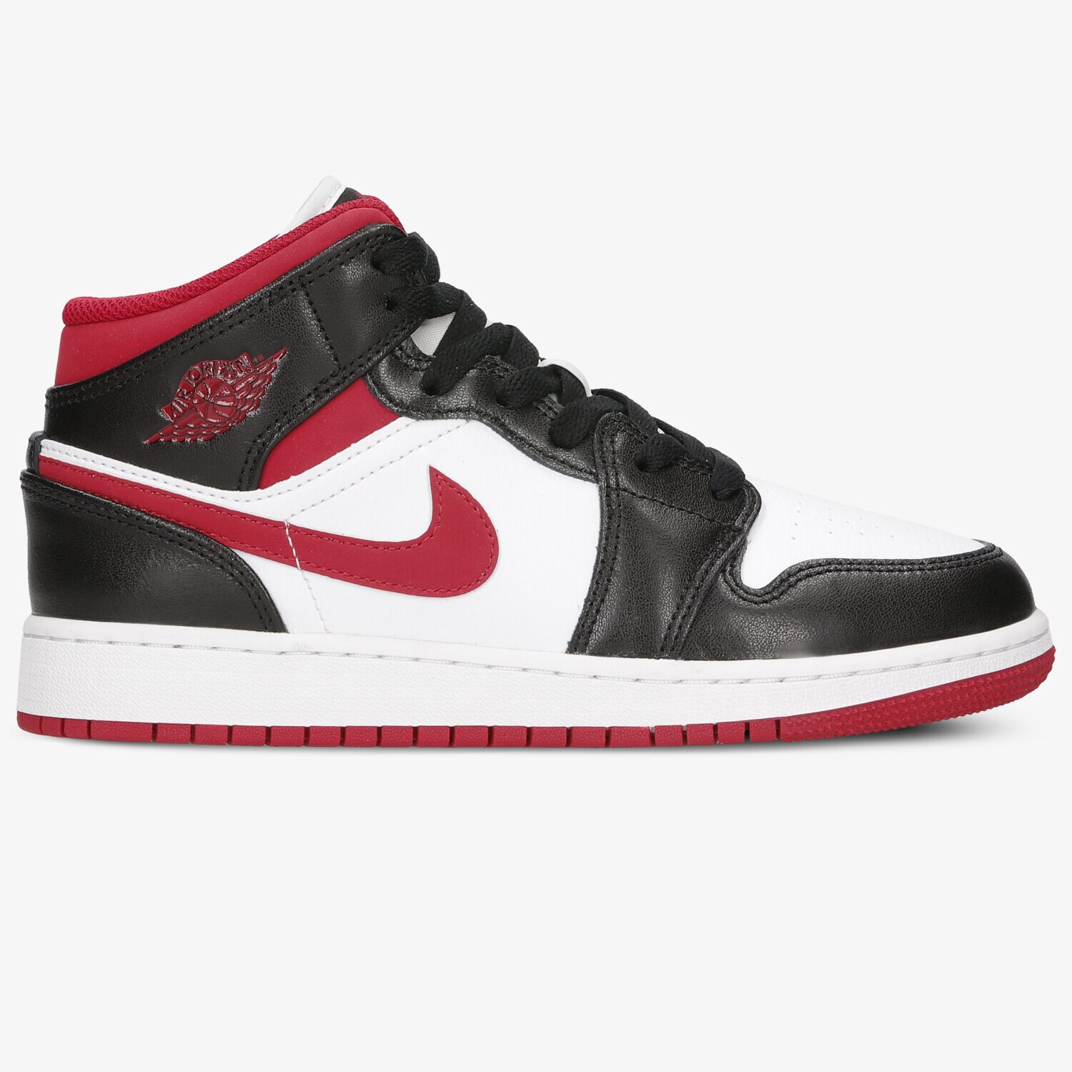 Buty sneakersy dla dzieci AIR JORDAN 1 MID  DJ4695-122 CZERWONY