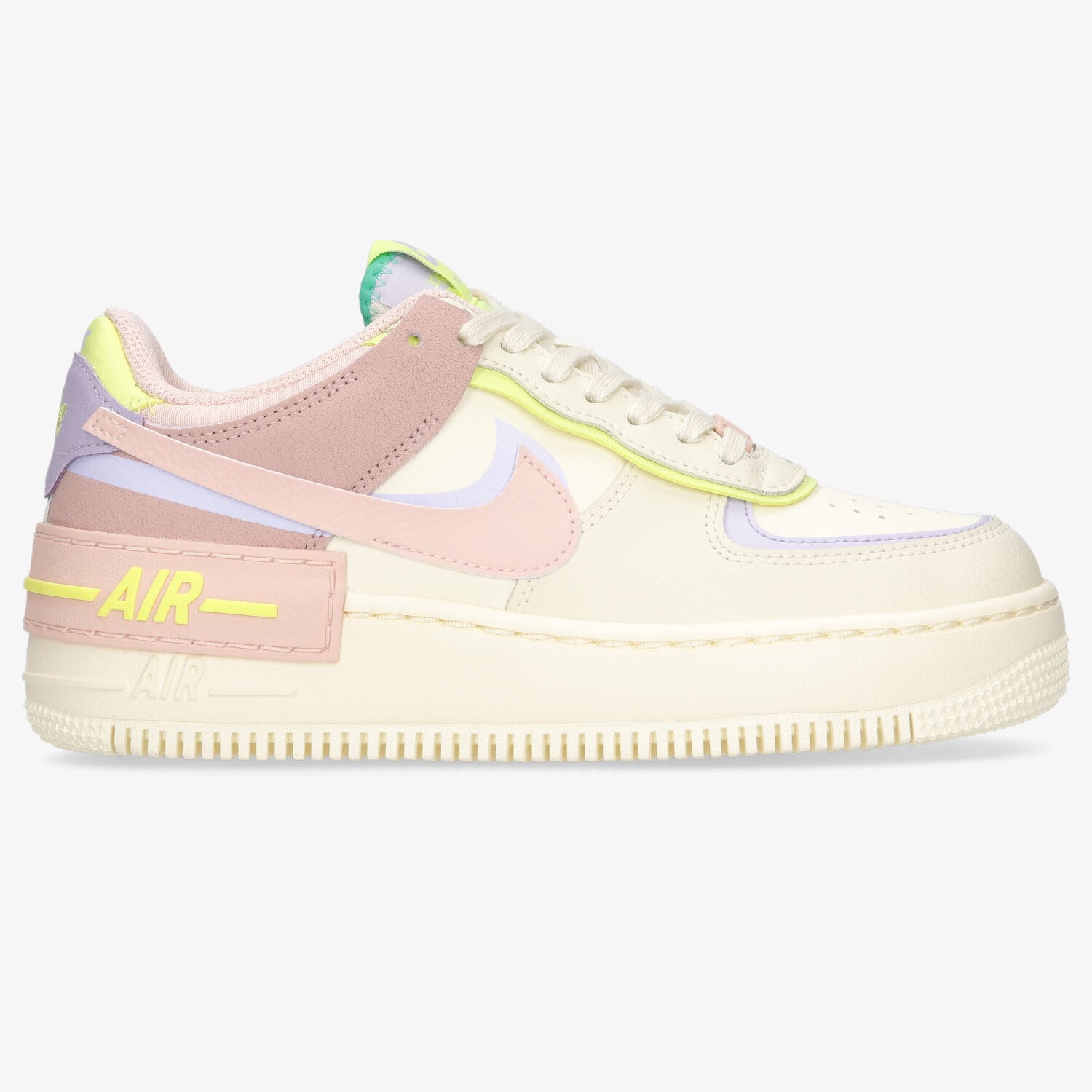 Buty sneakersy damskie NIKE AIR FORCE 1 SHADOW CI0919-700 BEŻOWY