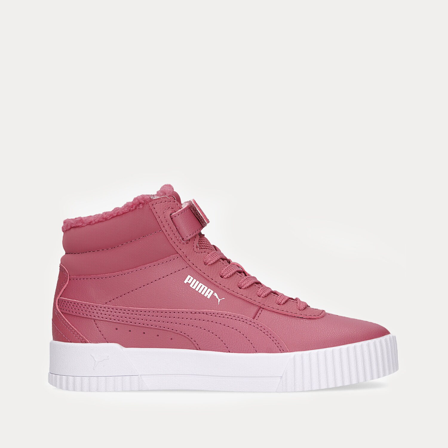 Buty zimowe, trekkingowe, outdoor dla dzieci PUMA CARINA MID FUR JR 30968302 RÓŻOWY