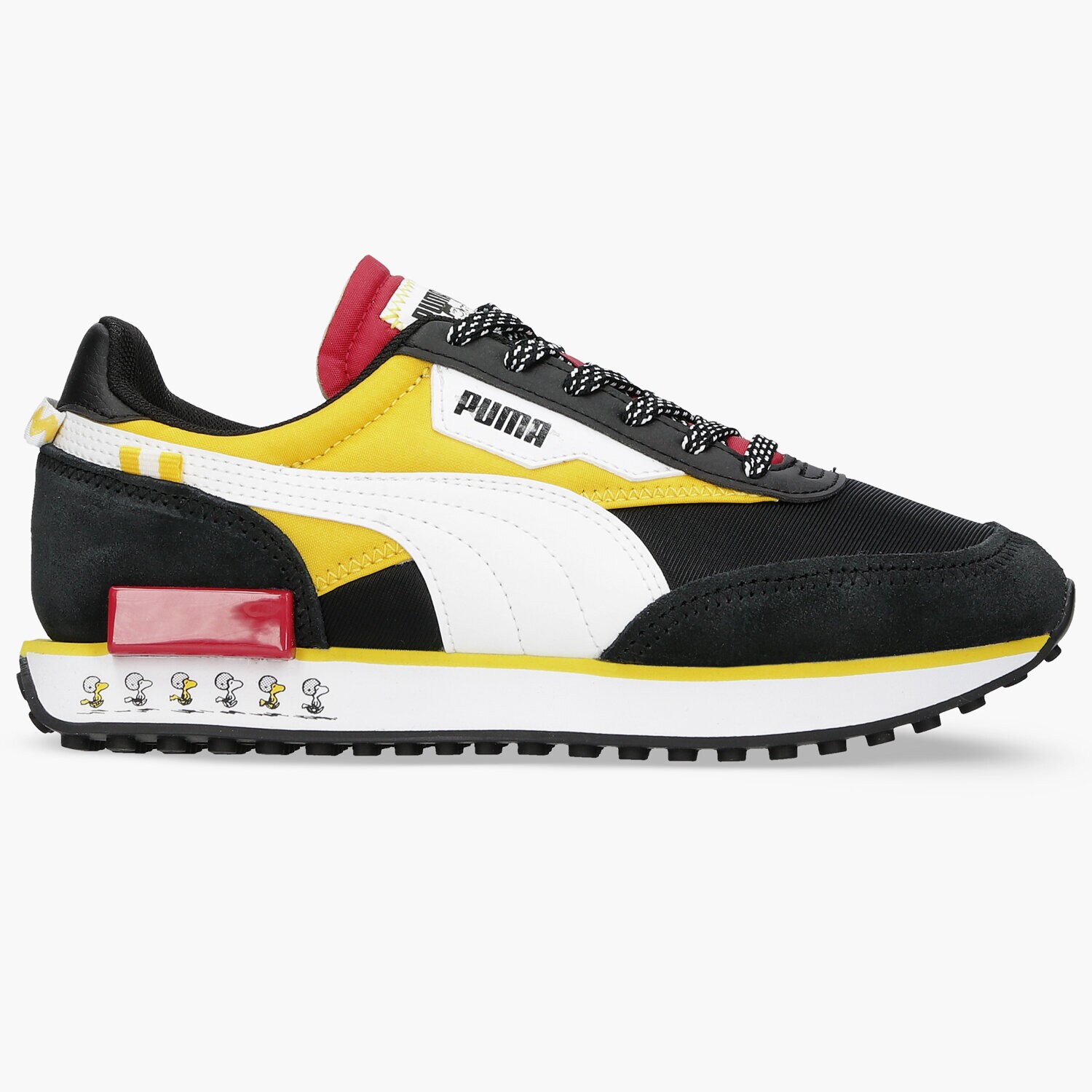 Buty sneakersy dla dzieci PUMA PEANUTS FUTURE RIDER JR 38192201 CZARNY