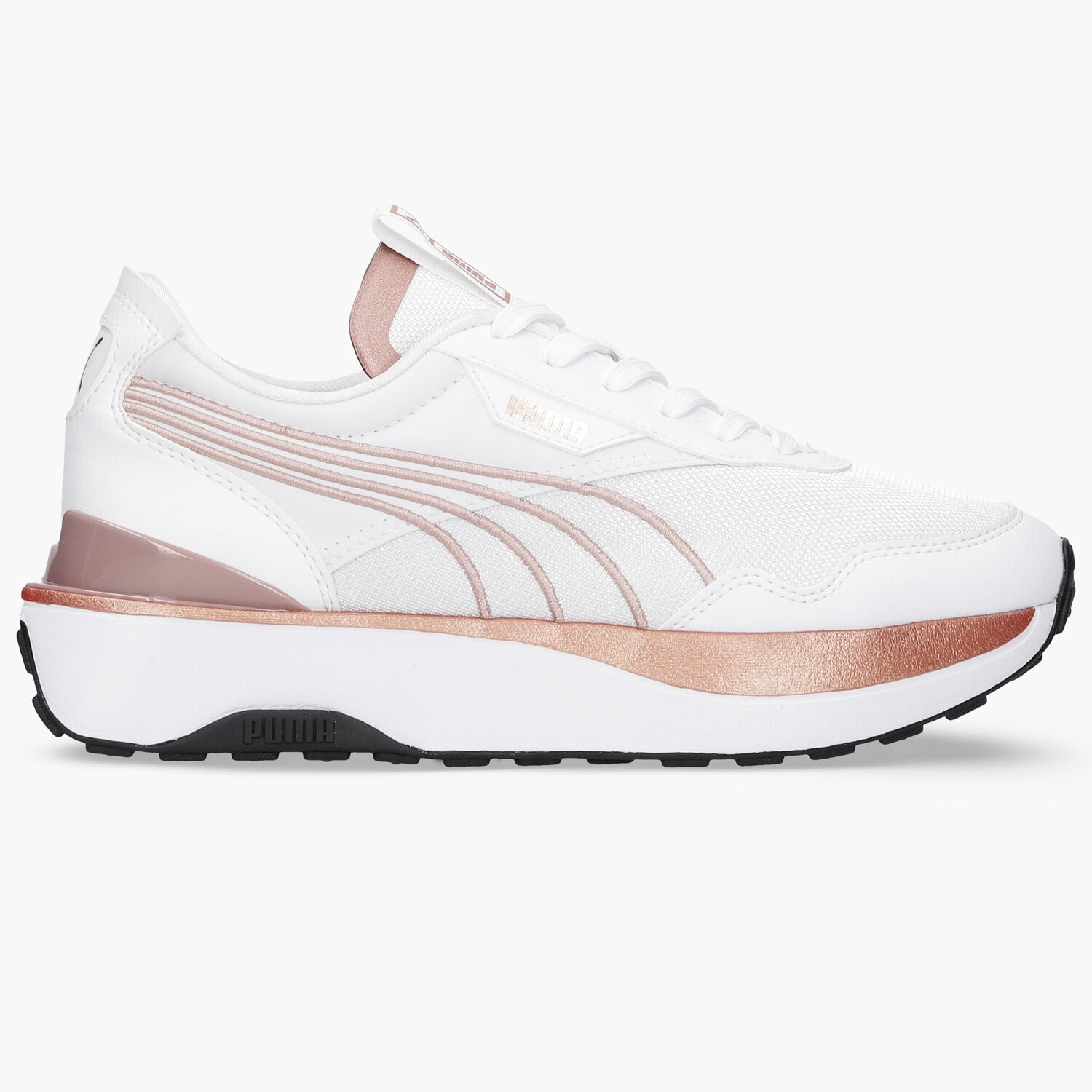 Buty sneakersy damskie PUMA CRUISE RIDER METAL WN'S 38161503 BIAŁY