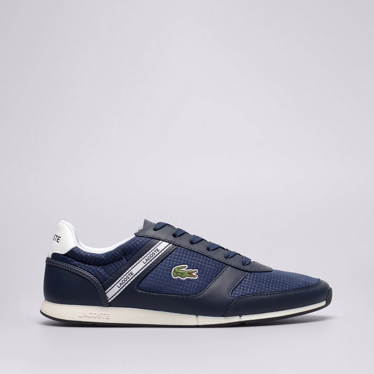 Buty sneakersy męskie LACOSTE MENERVA SPORT 0121 1 CMA 742CMA0015092 GRANATOWY