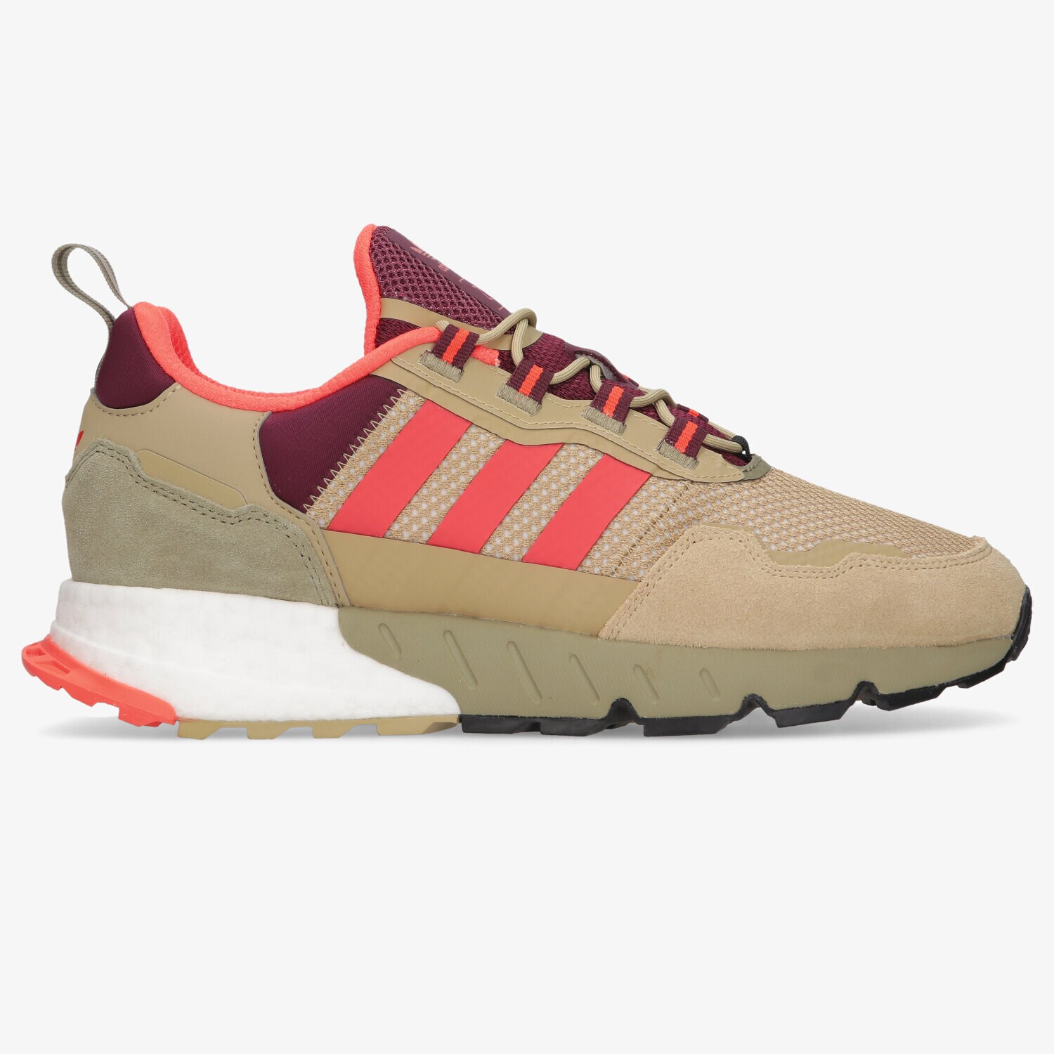 Buty sneakersy męskie ADIDAS ZX 1K BOOST - SEASONALITY H00429 KHAKI