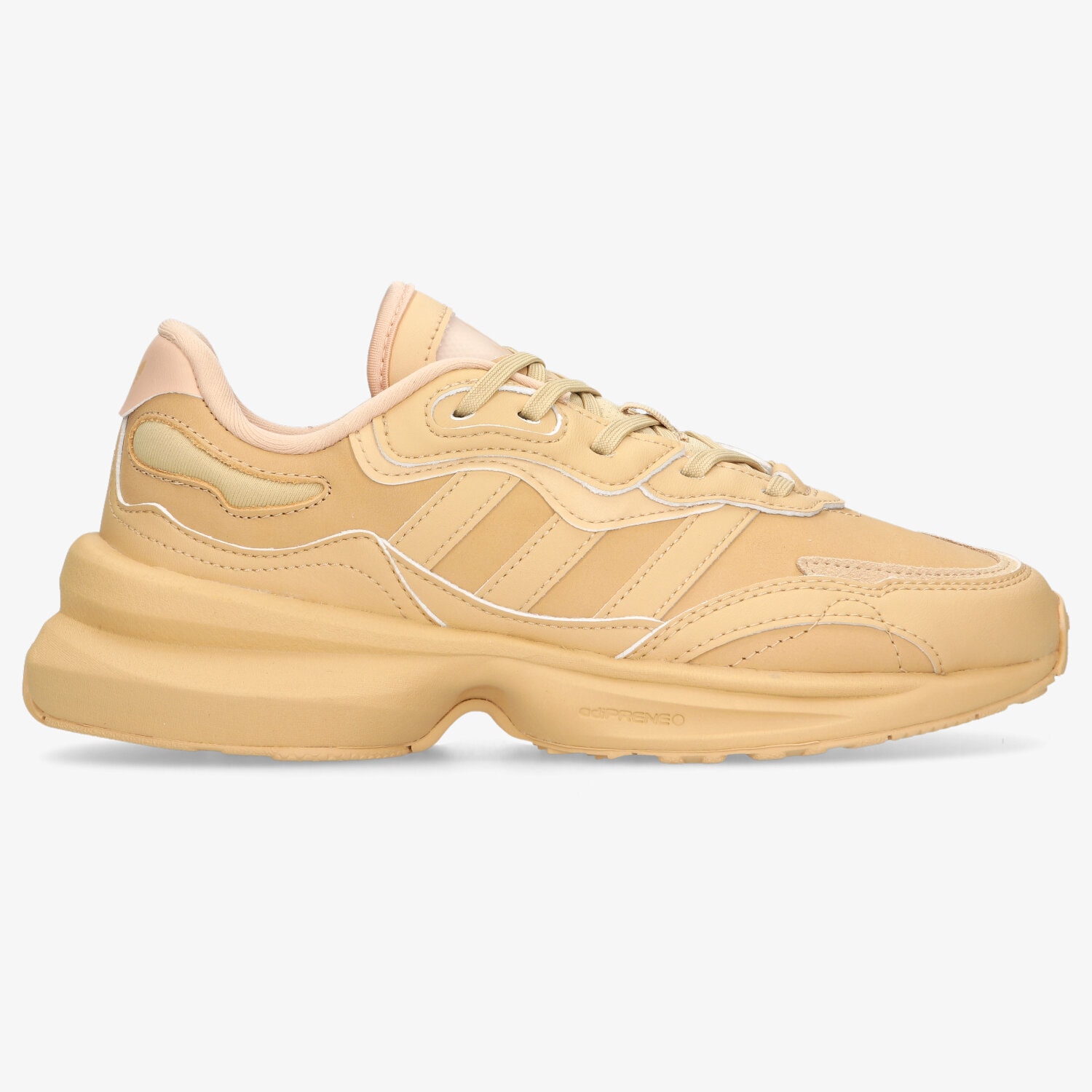 Buty sneakersy damskie ADIDAS ZENTIC W GX0426 BEŻOWY